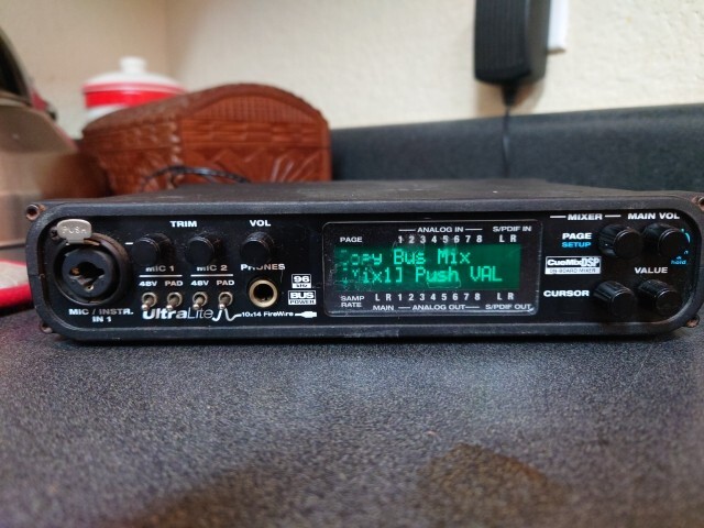 MOTU UltraLite mk1 Recording Interface w/ Power Supply