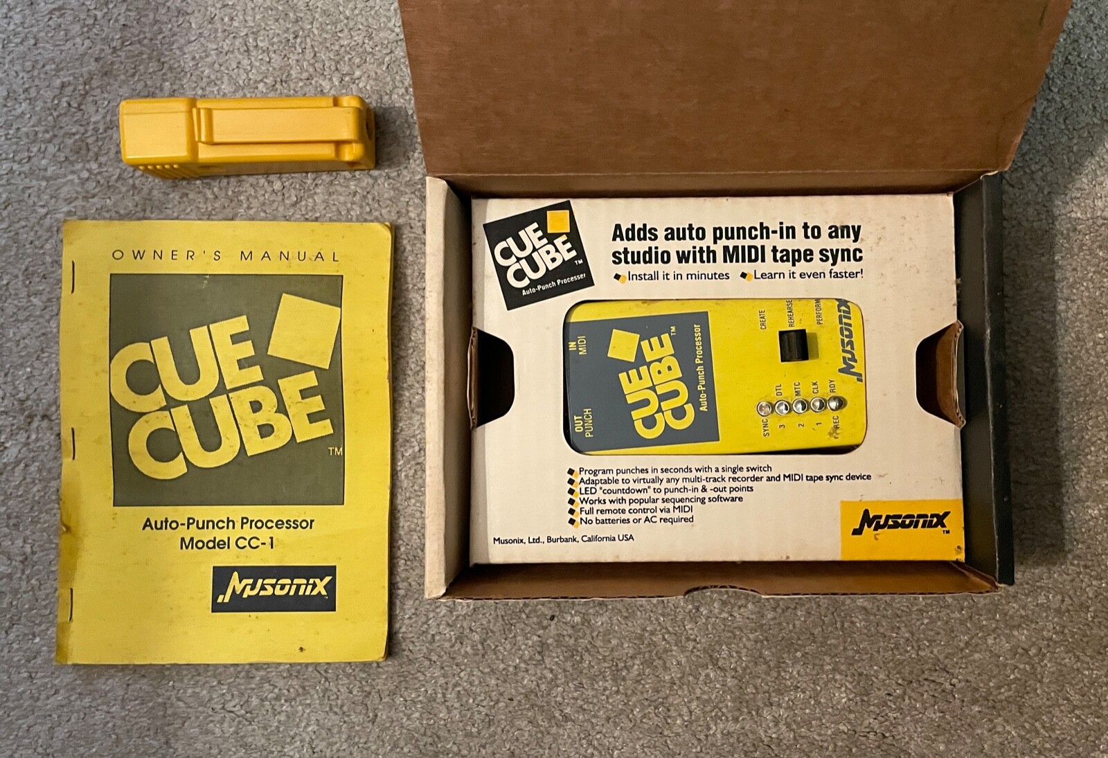 ✯ Musonix CC-1 Cue Cube Auto-Punch Processor - For use w/ TASCAM + others. ✯