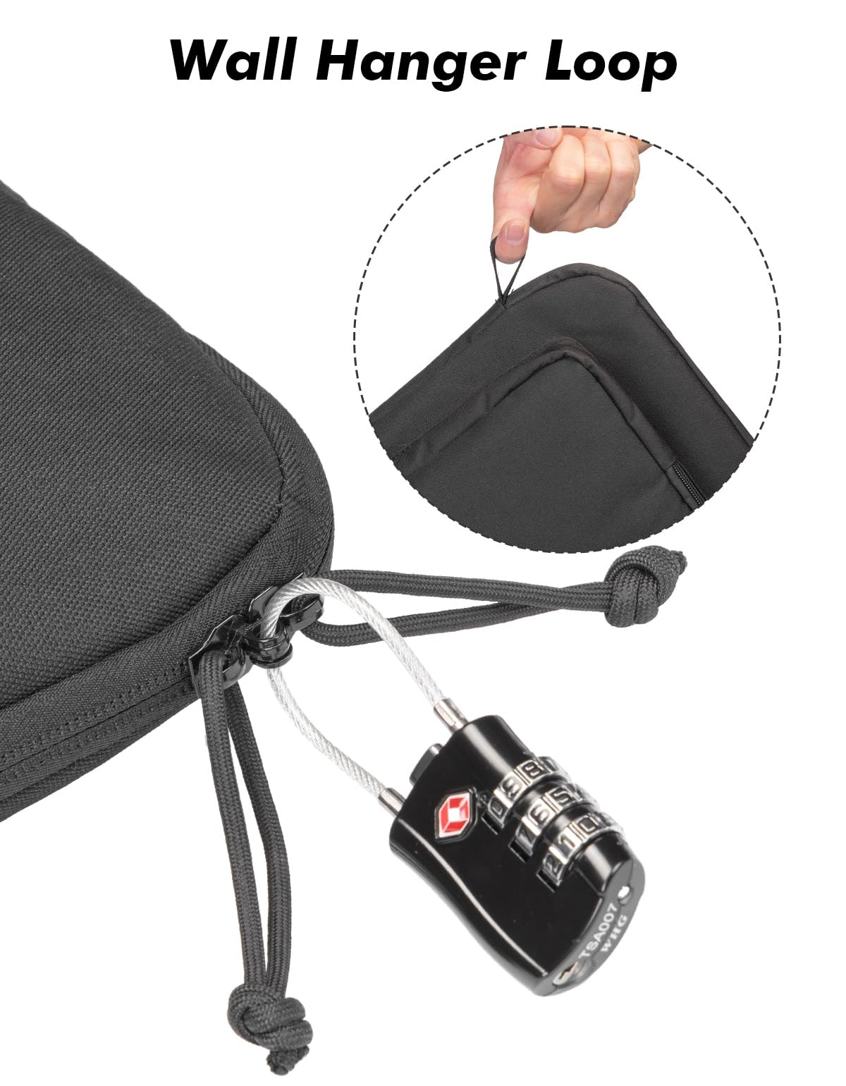 lollwolf 28 inch Rifle Case Soft, Rifle Bag Lightweight, Gun Case with Two Bu...