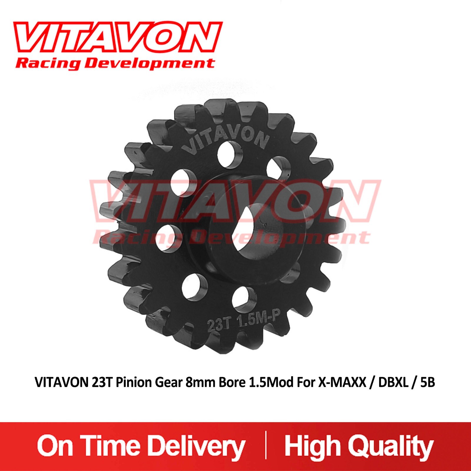 VITAVON HD #45 Pinion Gear 1.5Mod 8mm Bore For X-MAXX/DBXL/5B