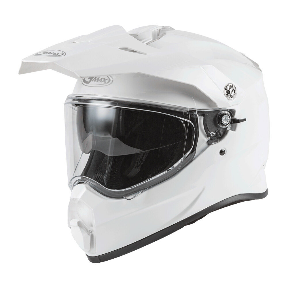 Gmax AT-21 Adventure White Dual Sport Helmet Adult Sizes XS & SM