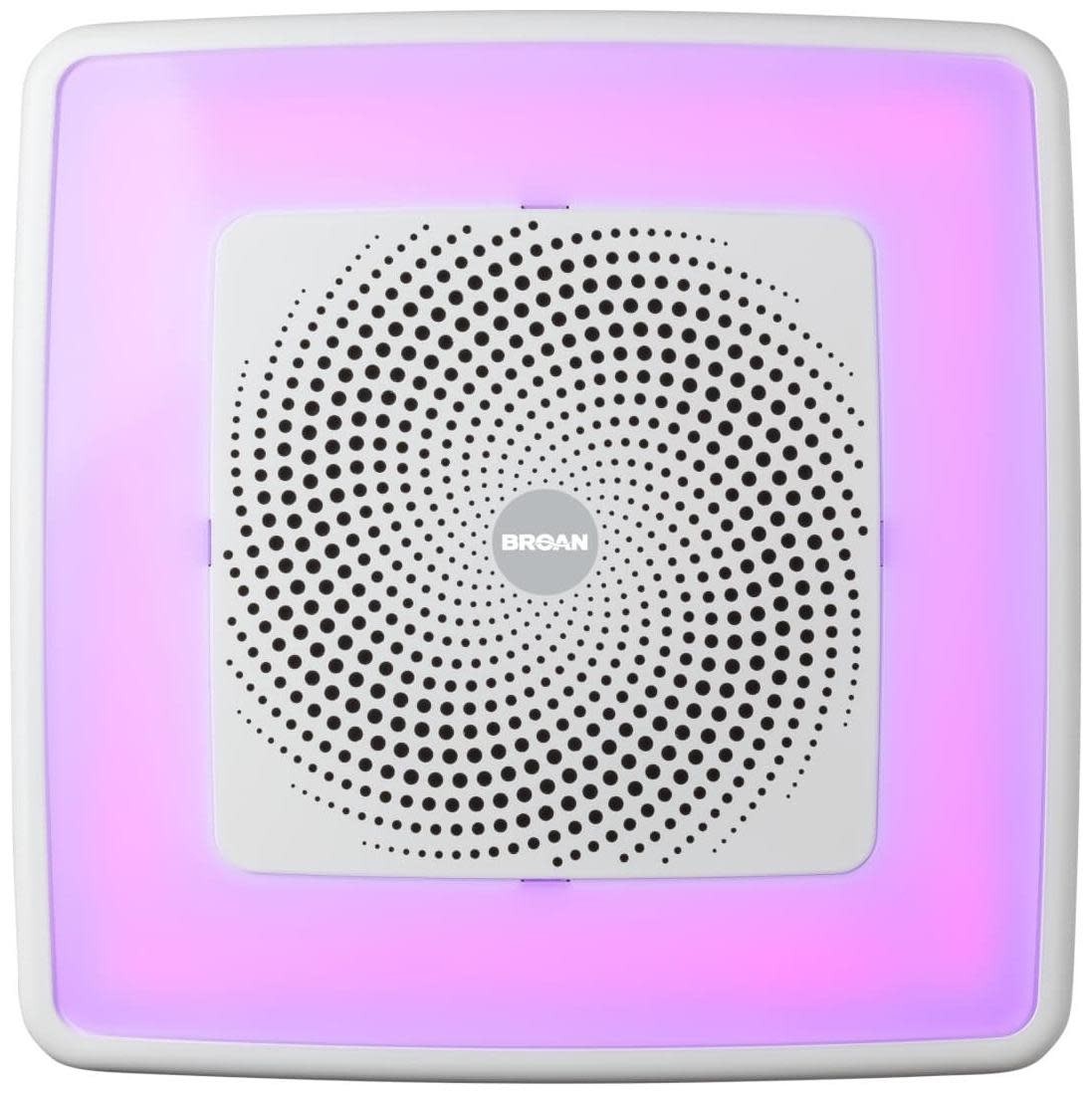 Broan SPK110RGBL ChromaComfort Sensonic 110 CFM 1.5 Sone Ceiling - White
