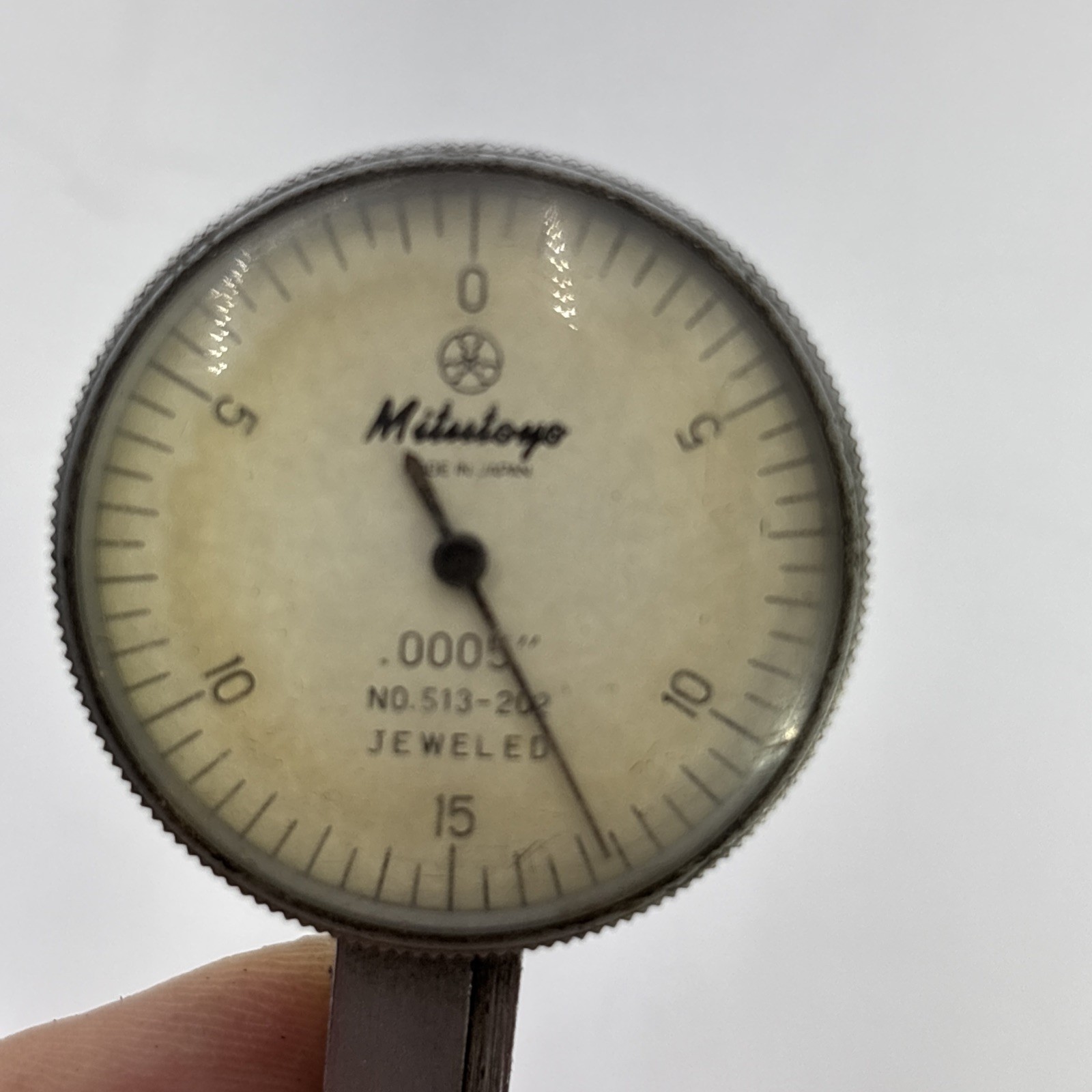 MITUTOYO DIAL TEST INDICATOR 0.0005" NO. 513-202