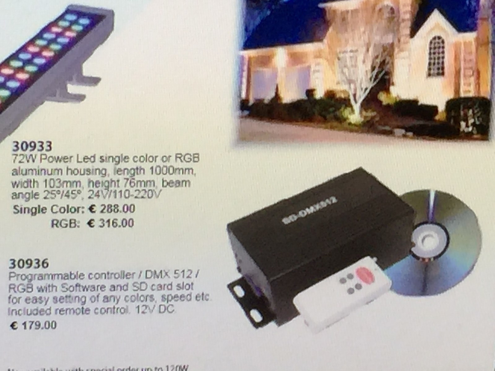 MEGA LED- 30936 LED PROGRAMABLE CONTROLLER / DMX 512