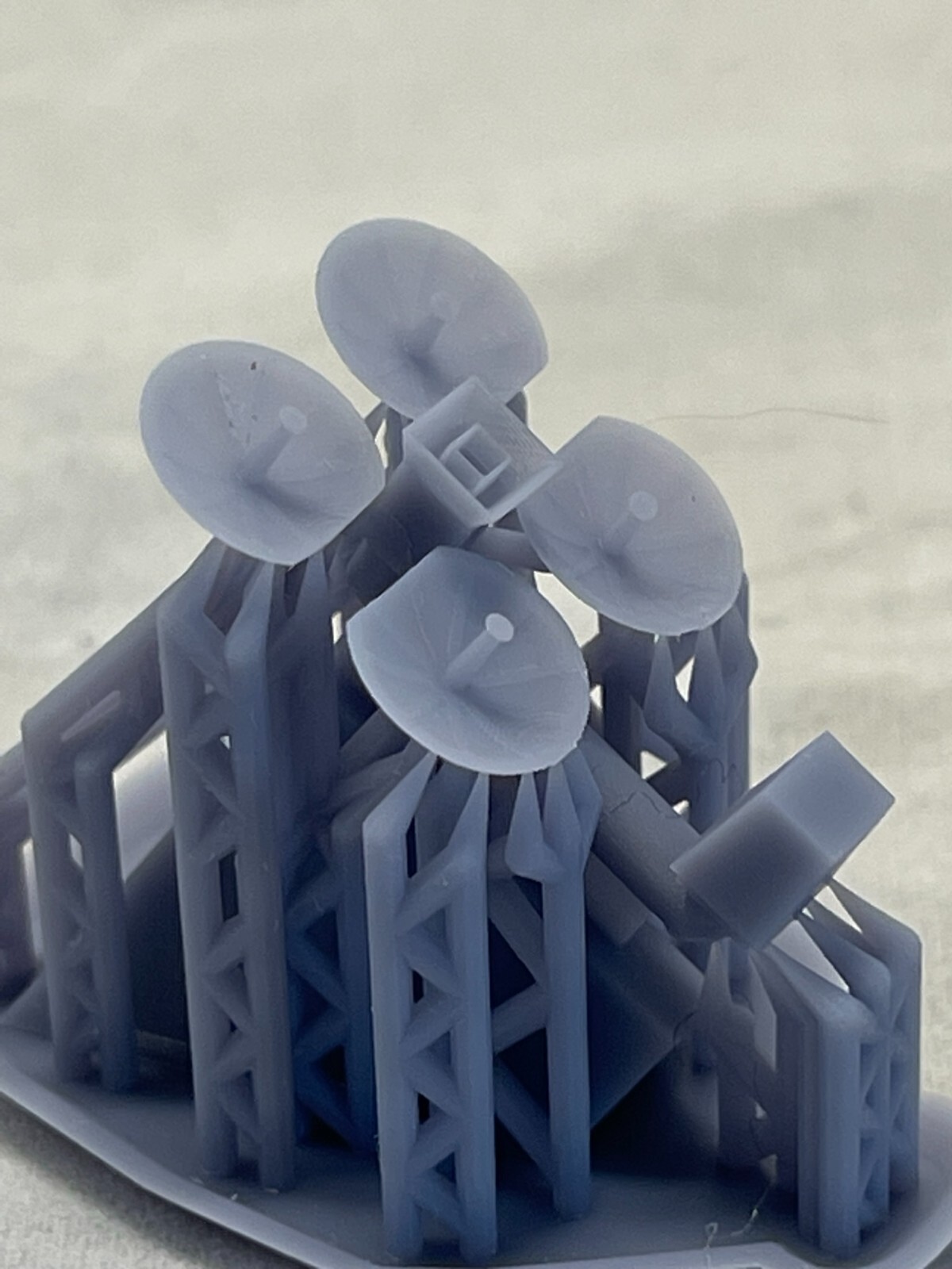 Highly detailed 1/96 scale Saturn V Command Module stack - 3D resin printed kit
