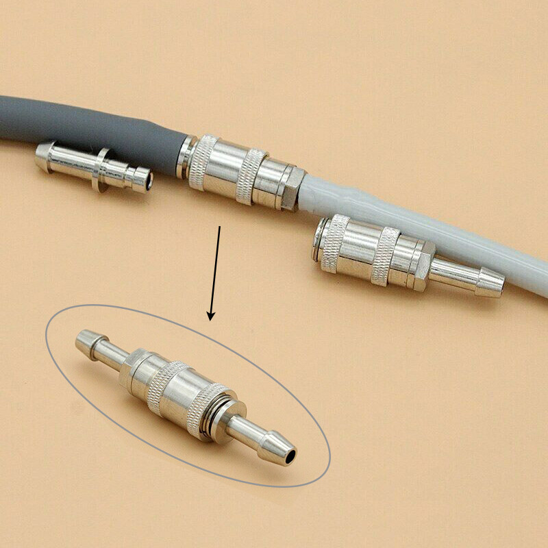 NIBP Connector Blood Pressure Cuff Connectors  Female+Male Metal Bayonet socket.
