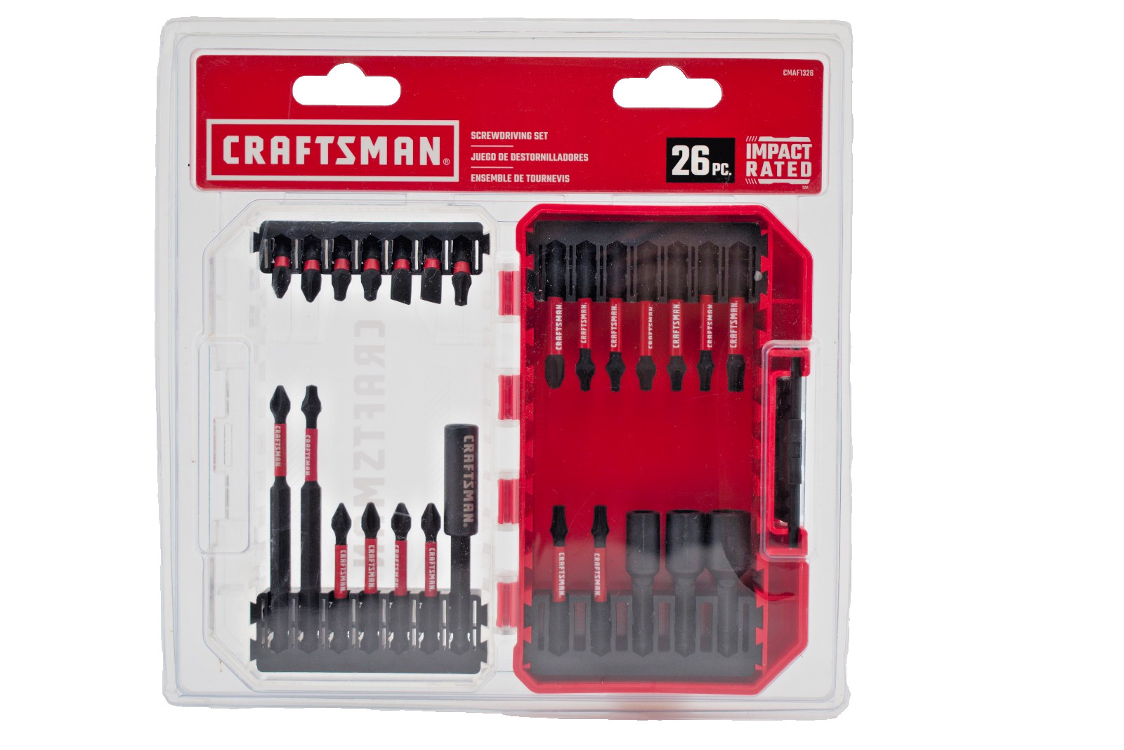 CRAFTSMAN Impact Drill Driver 26 Piece Cordless Screwdriving Magnetic Bit Set