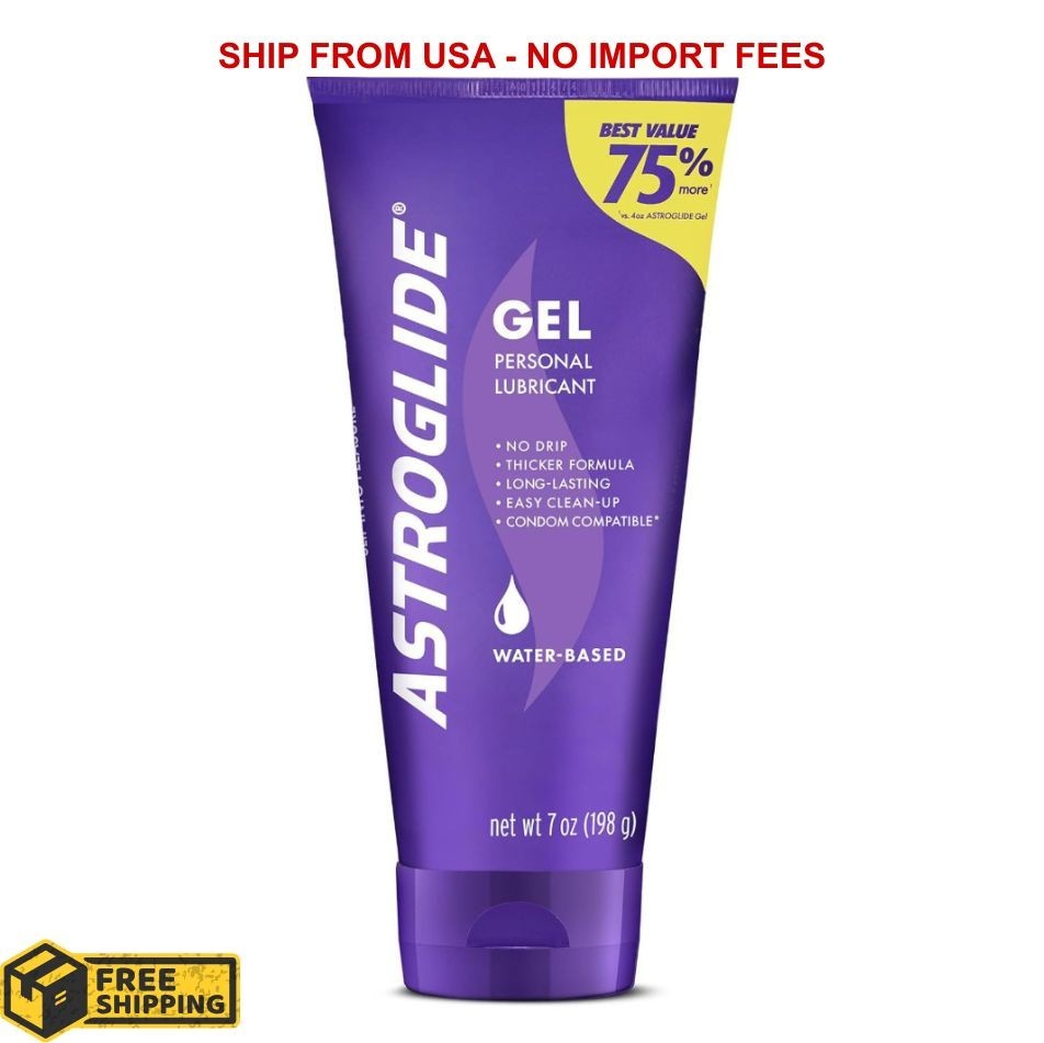 Water Based Lube (7Oz), Ultra Gentle Gel Personal Lubricant for Vaginal and Anal