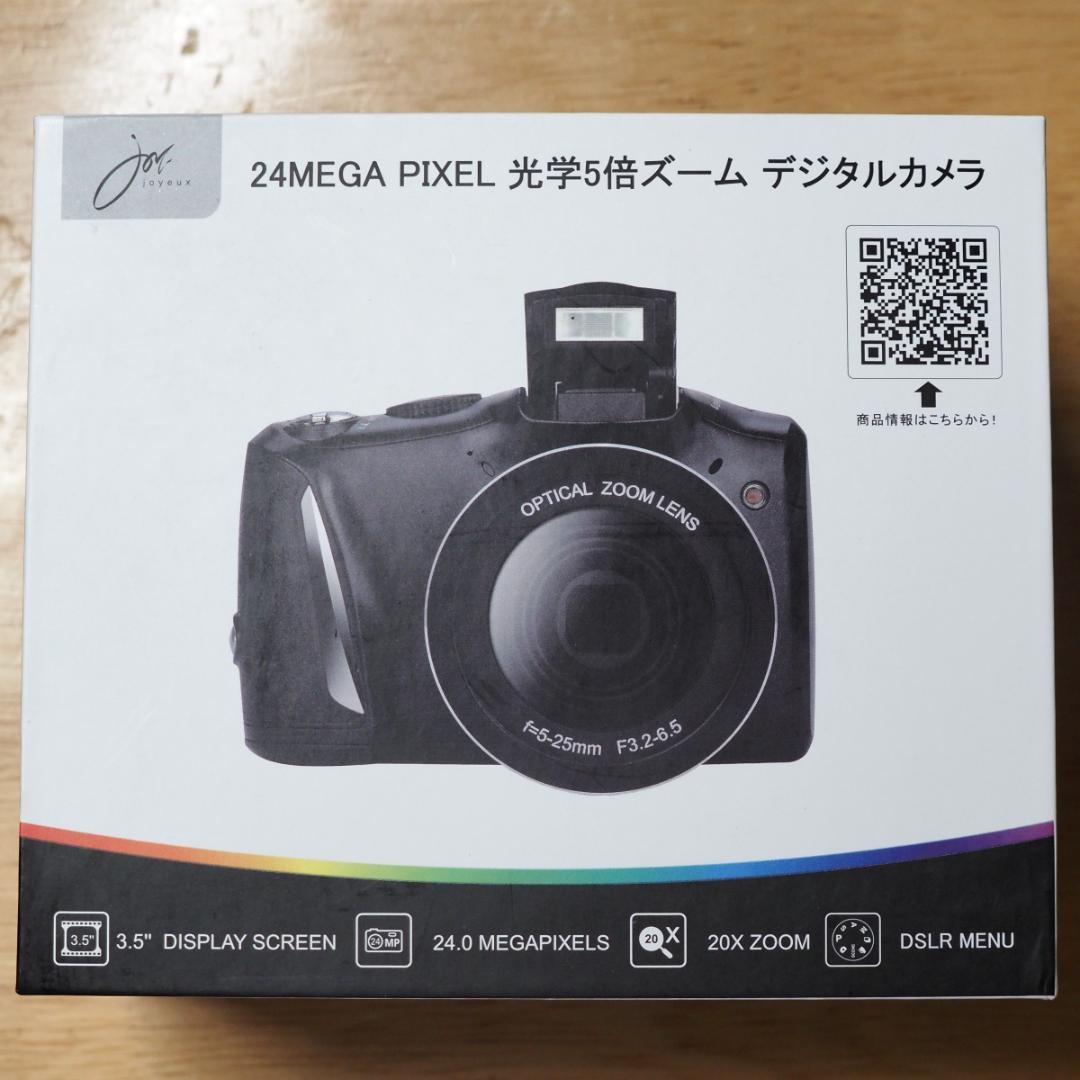 Joyeux R6 Digital Camera with 5x Optical Zoom and 14-megapixel Resolution, Large