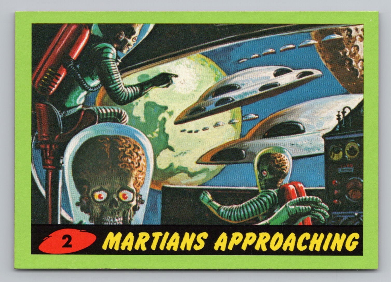 Mars Attacks Heritage. Green Parallel Singles You Pick $1.89 Each. Topps - 2012