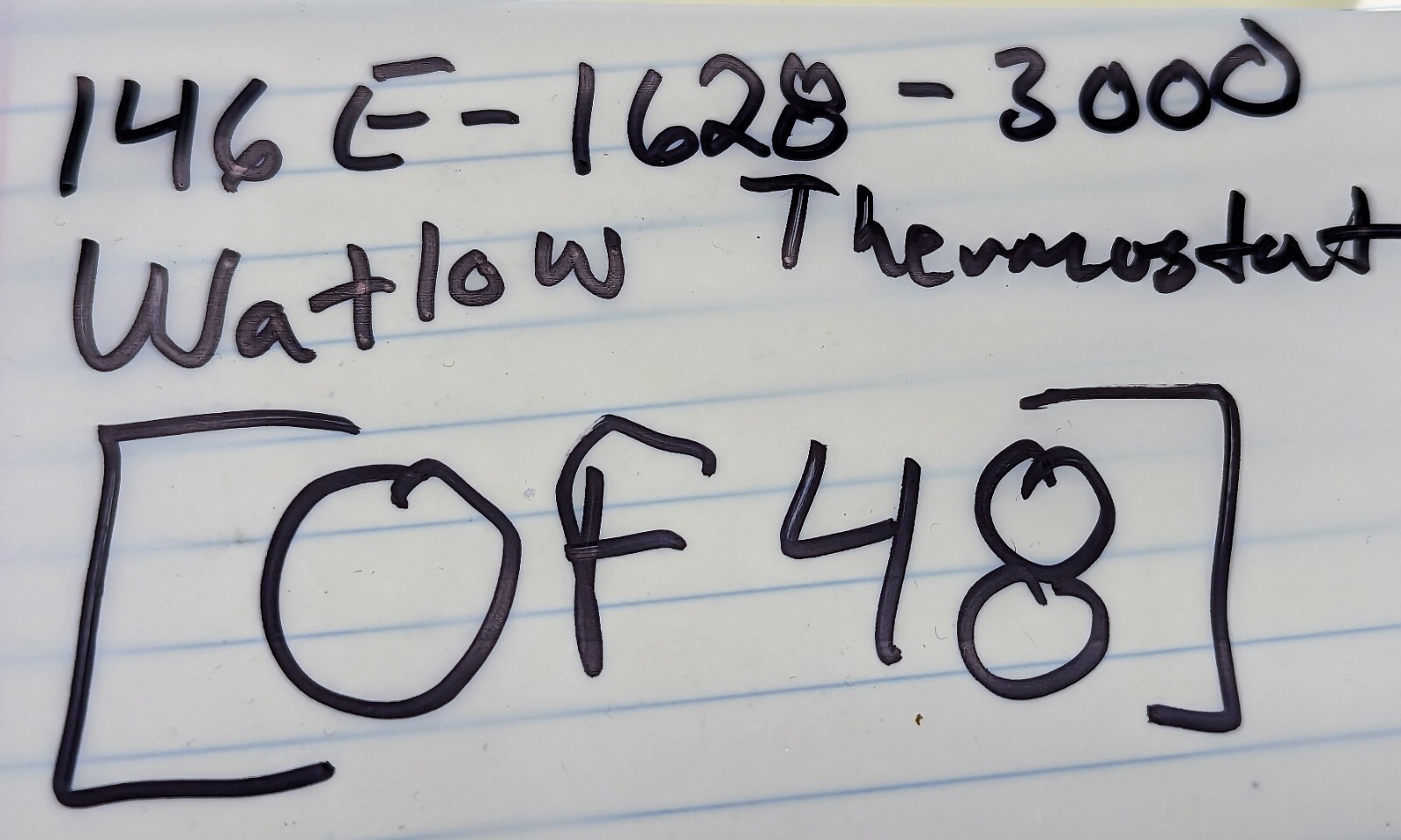 Watlow 146E-1628-3000 Temperature Controller Tested Working Pull [OF48]