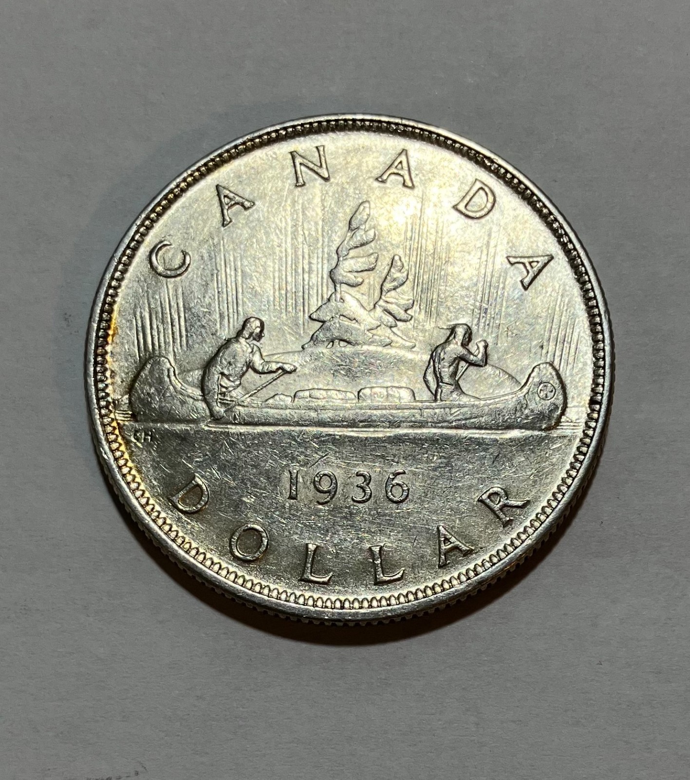 1936 Canada Silver Dollar - George V