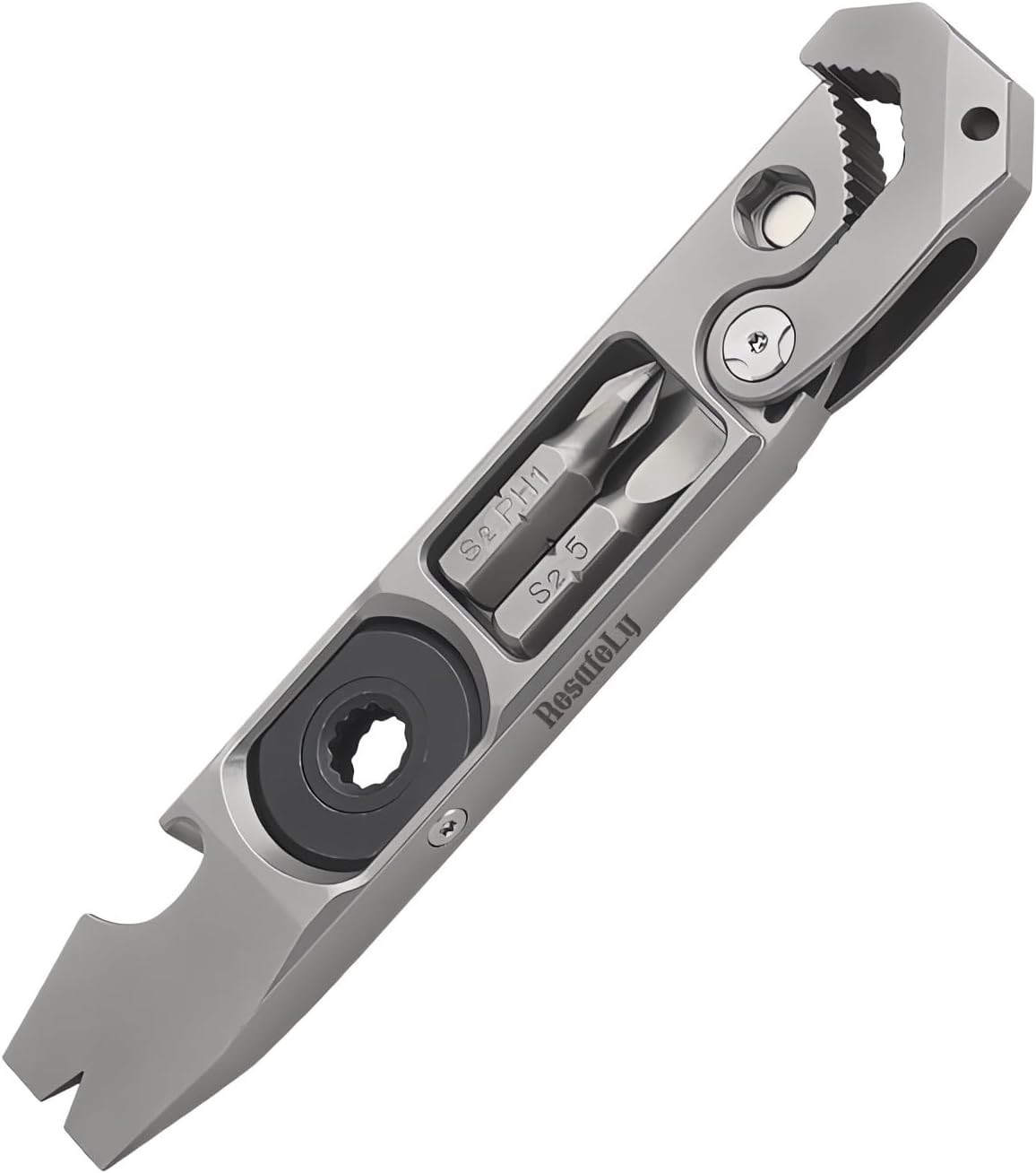 Titanium Multi-Tool Pry Bar: Compact and Versatile EDC Tool for Every Adventure