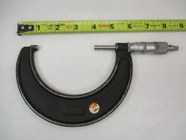 CRAFTSMAN OD Micrometer 3" - 4" x .001" Spindle Lock Ratchet Thimble EC