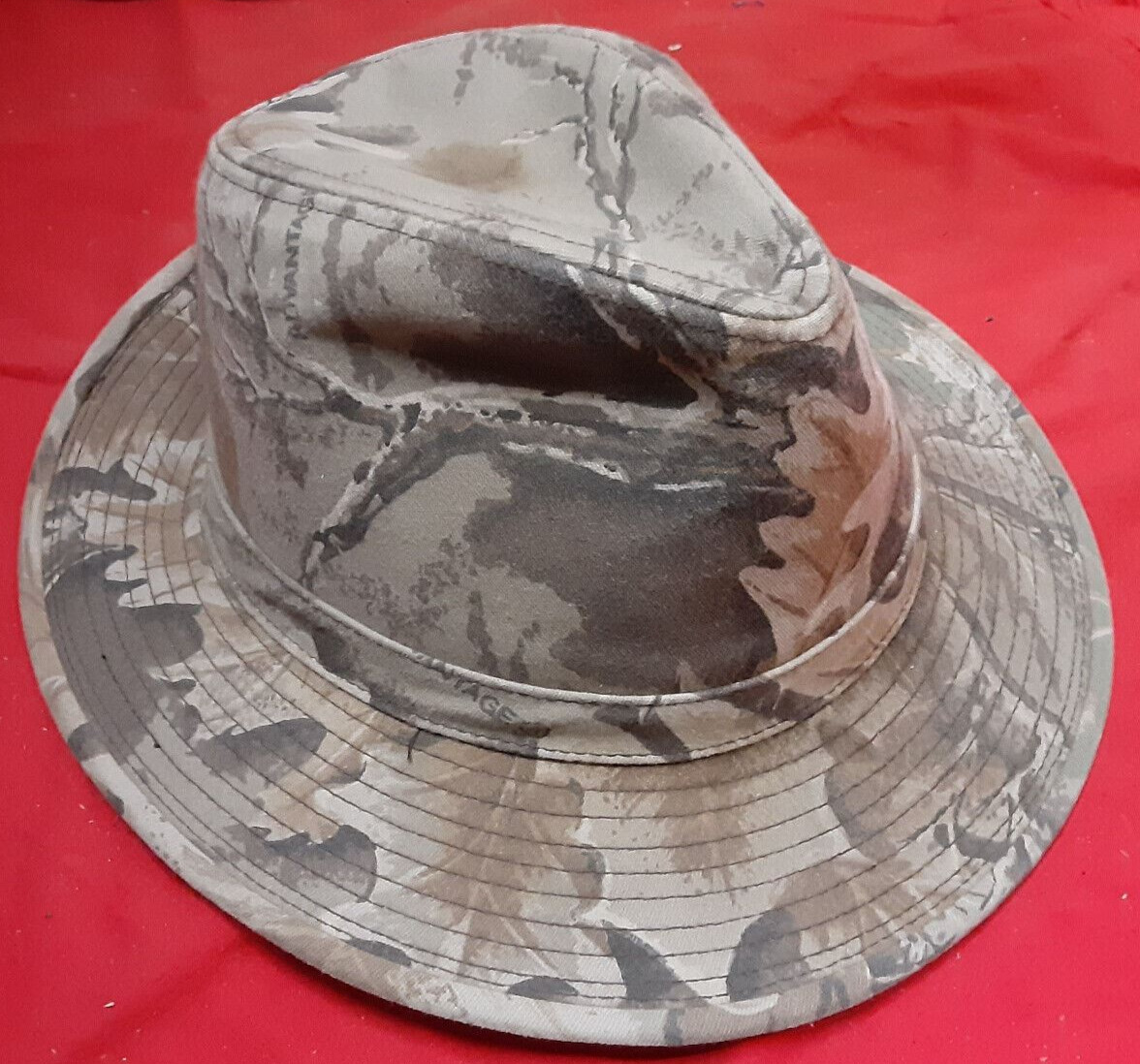 CAMO Fedora Field Hat Outdoor Cap Co. Hunting Fishing SZ M CLASSY LOOK 9w6