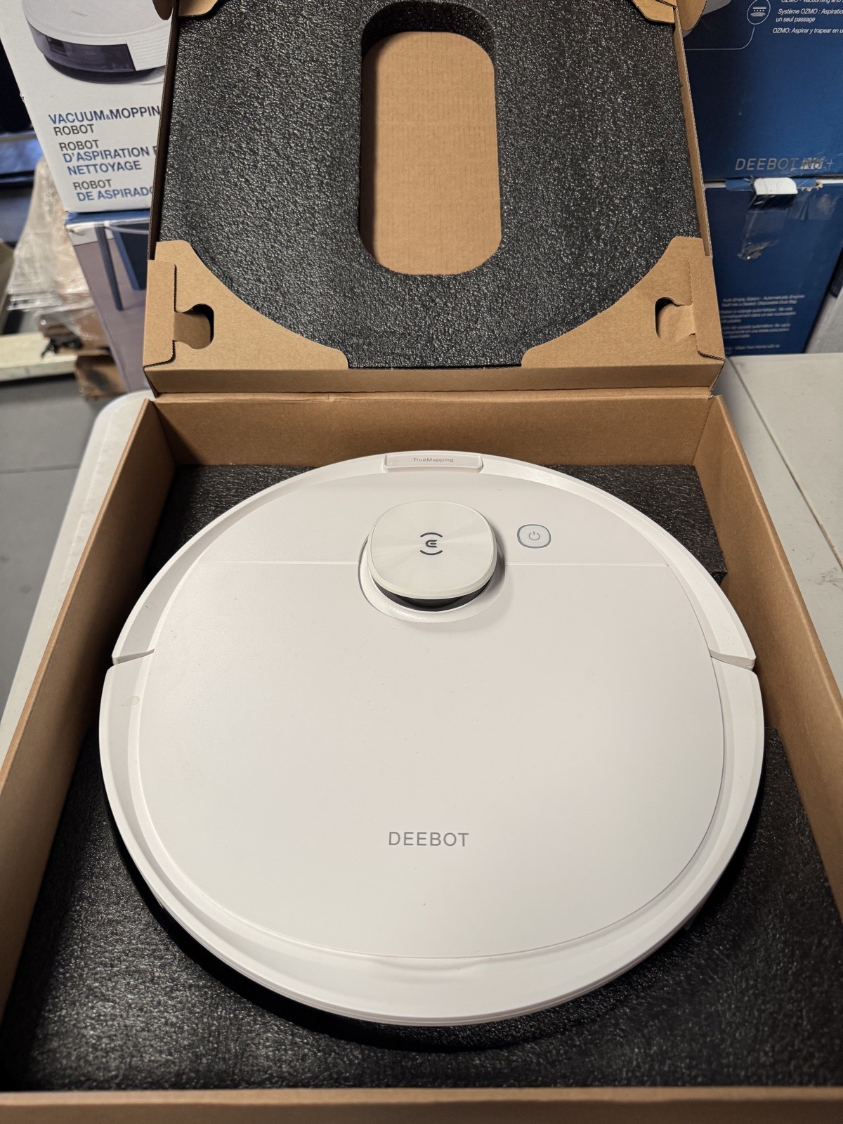 Ecovacs Deebot N8 Plus Robotic Vacuum Cleaner with Advanced Laser Mapping Black