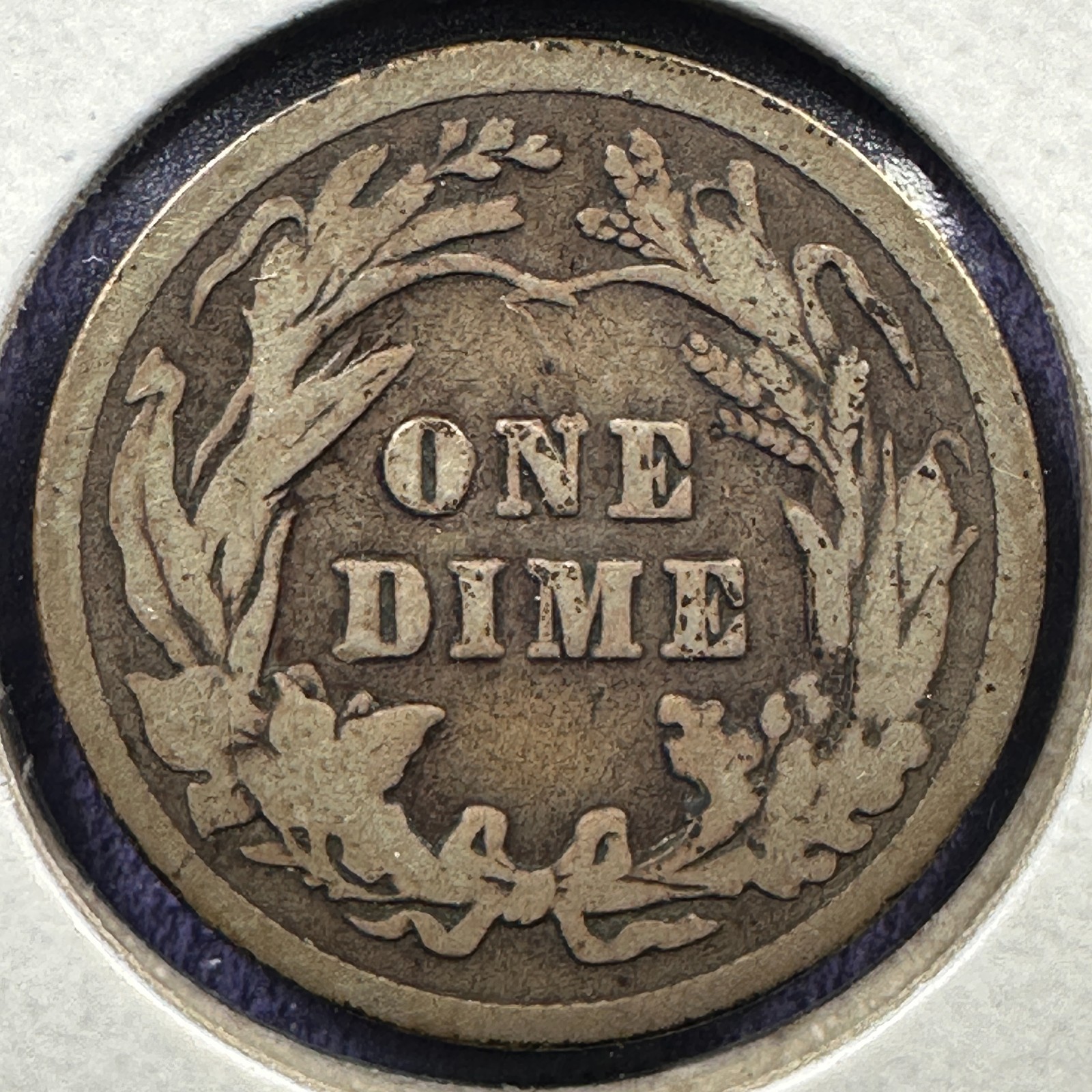 1915 10C Barber Dime (89169)