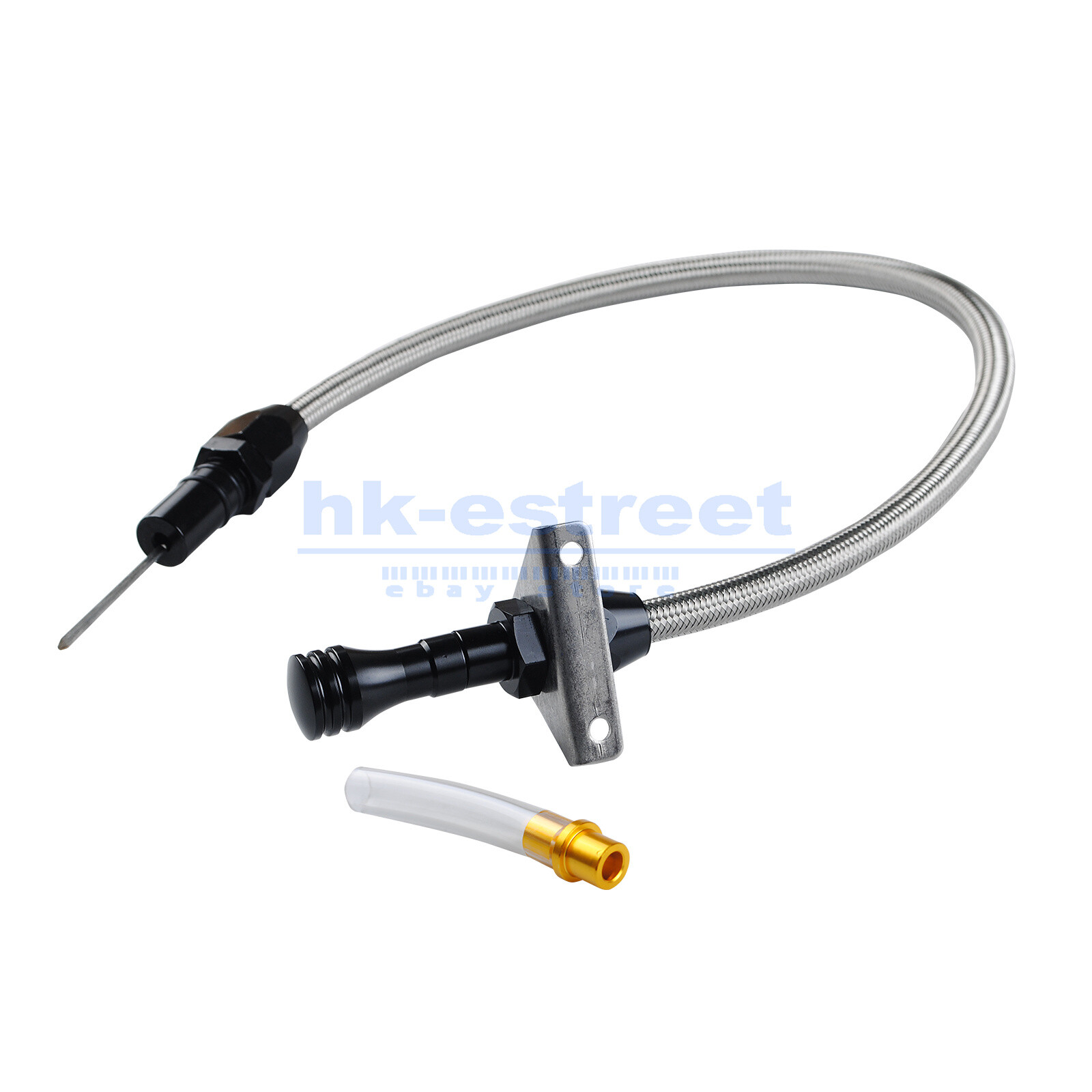 For Ford AOD Flexible Chrome Stainless Steel Transmission Dipstick AODE 4R70W US