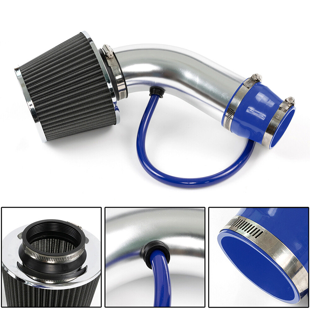 3" Car Truck Cold Air Intake Filter Induction Set Pipe Power Flow Hose System