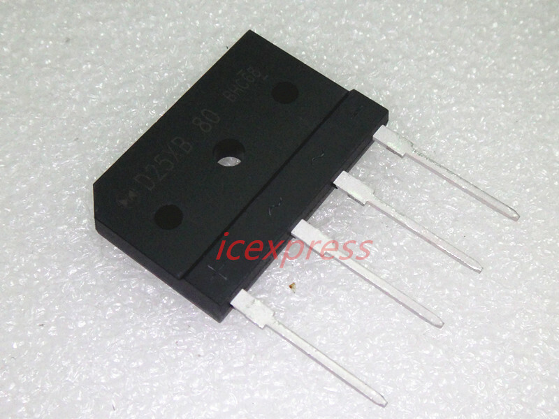 10pcs D25XB 80 D25XB80 rectifier bridge flat bridge