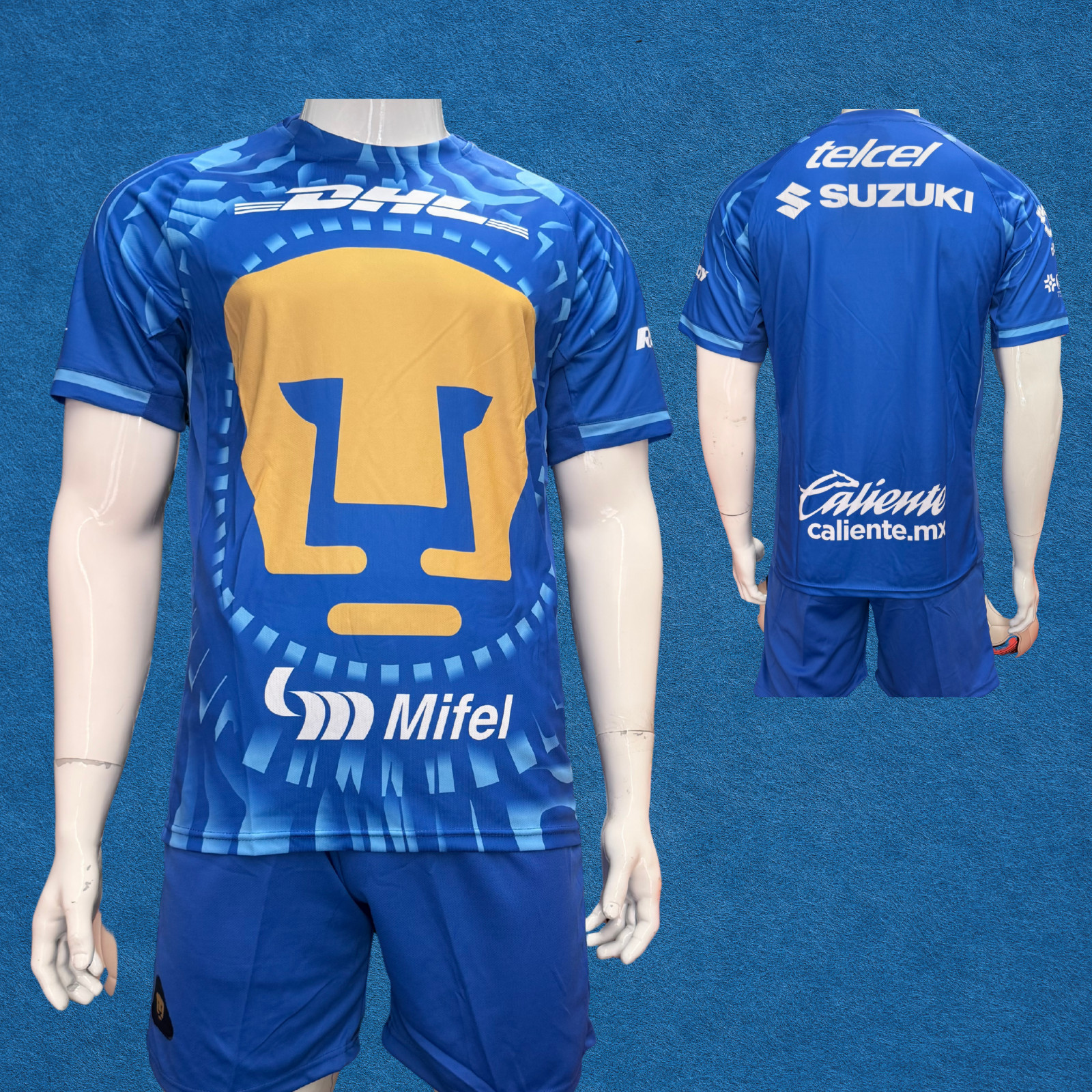 Pumas Away ADULT AND JUNIOR Kit  Soccer Uniforms - 2025-26