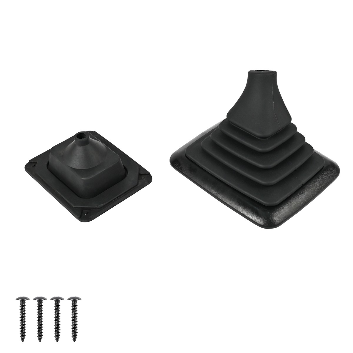 Black Shifter Rubber Boot W/Mounting Bracket Compatible for F150 F250 F350