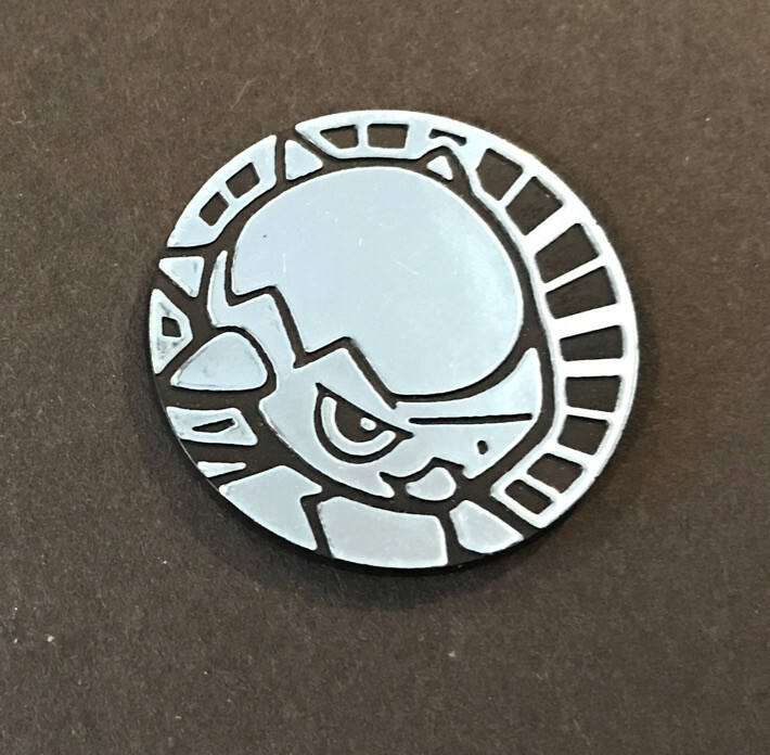 Cranidos Silver/Blue Coin Pokemon TCG (P489)