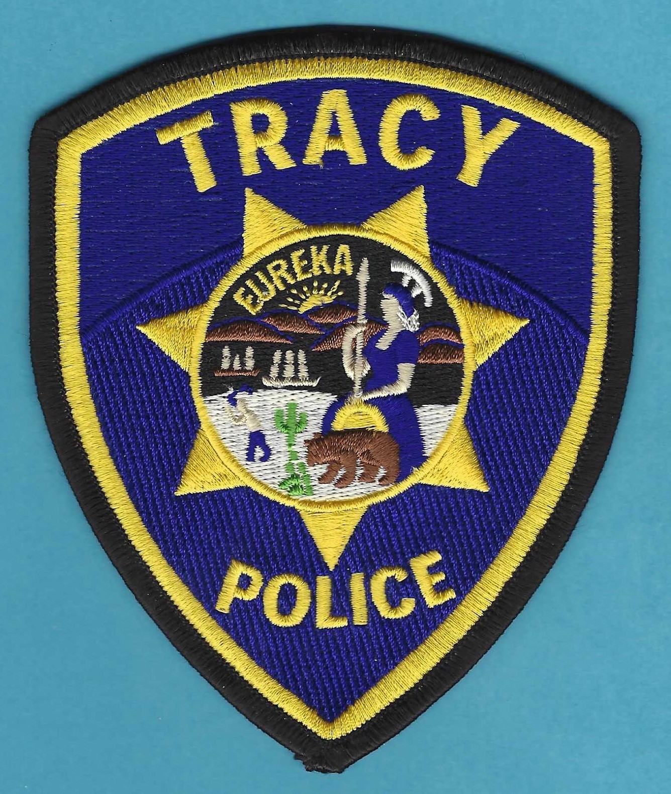 TRACY CALIFORNIA POLICE SHOULDER PATCH