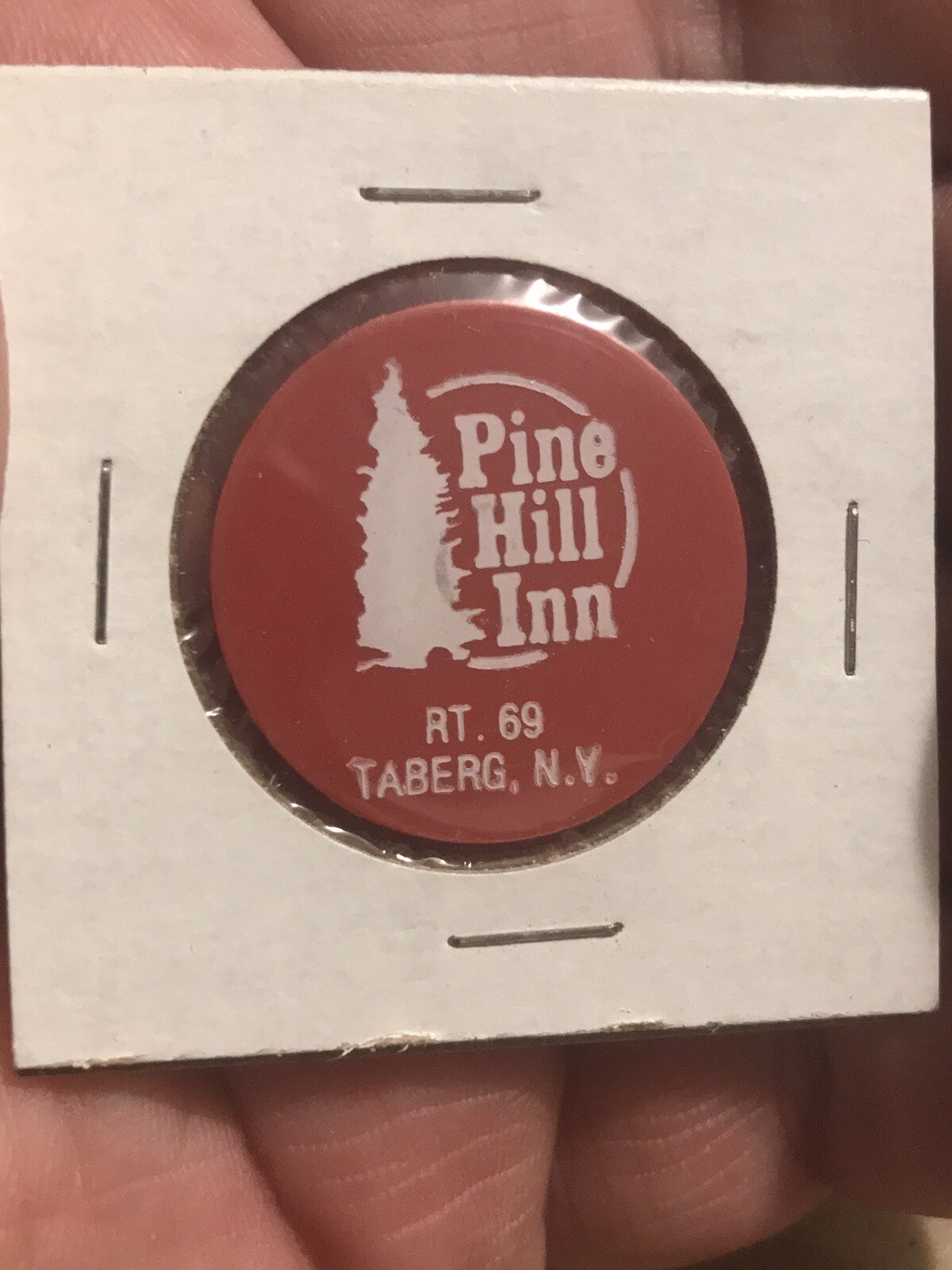Plastic Trade Token - Pine Hill Inn - Taberg, New York