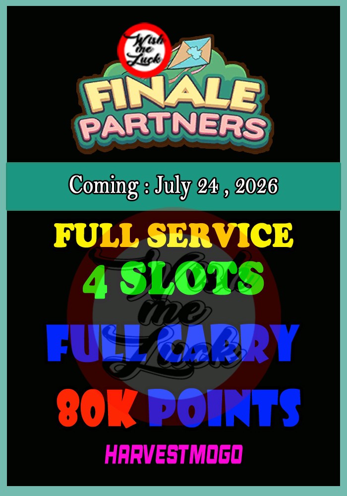 4x FINALE Event Partners Full Carry -MONOPOLY_Go_Event JuLY 2026