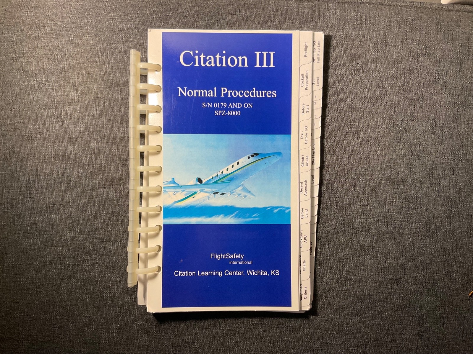 Cessna Citation III Normal Procedures S/N 0179 And On SPZ-8000