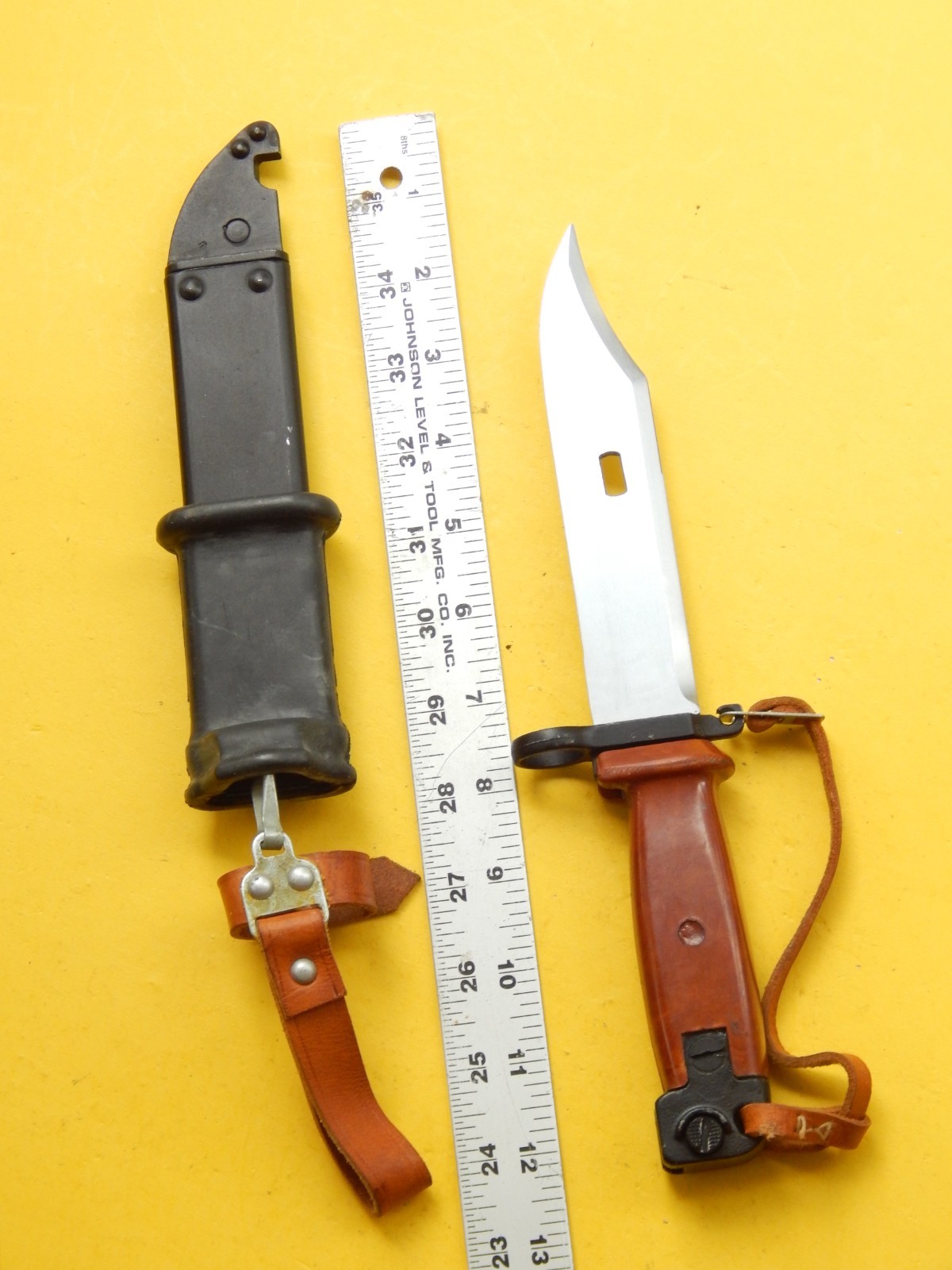 OLD Polish Wire Cutter BAYONET /SCABBARD