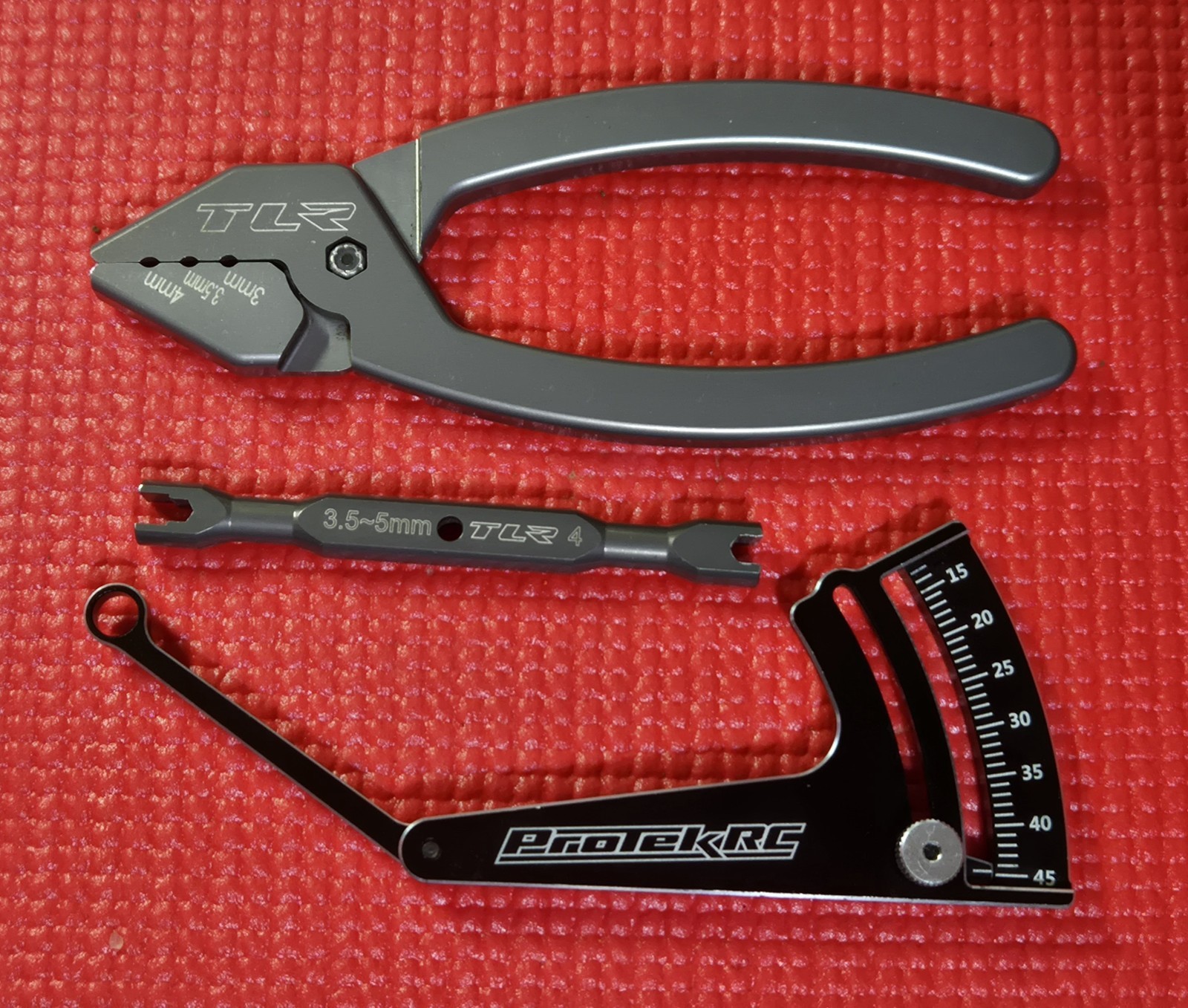 1/8 Scale Used Tools TLR Losi Shock Pliers Turnbuckle Wrench Ride Height Gauge