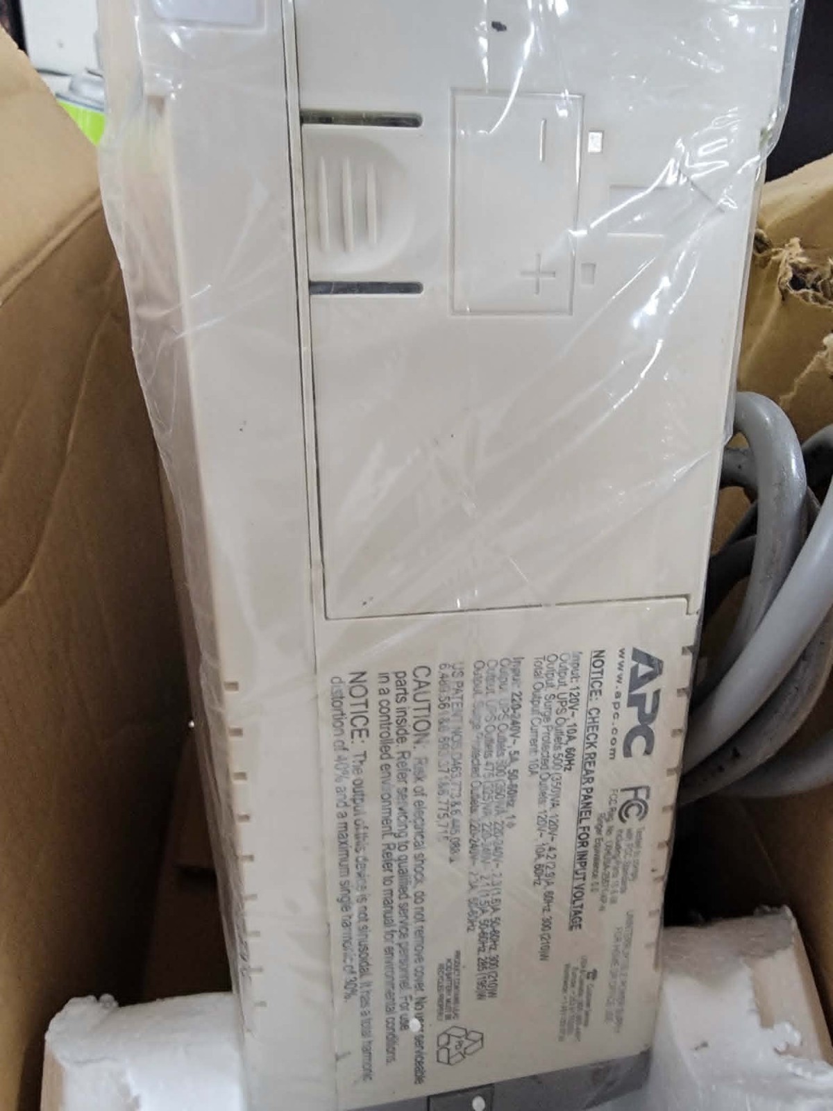 APC BK500 Back-UPS CS 500VA 300W