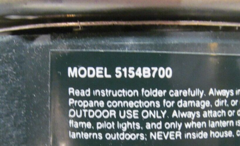 Coleman Propane Lantern Body w/ Working Striker Model 5154B700