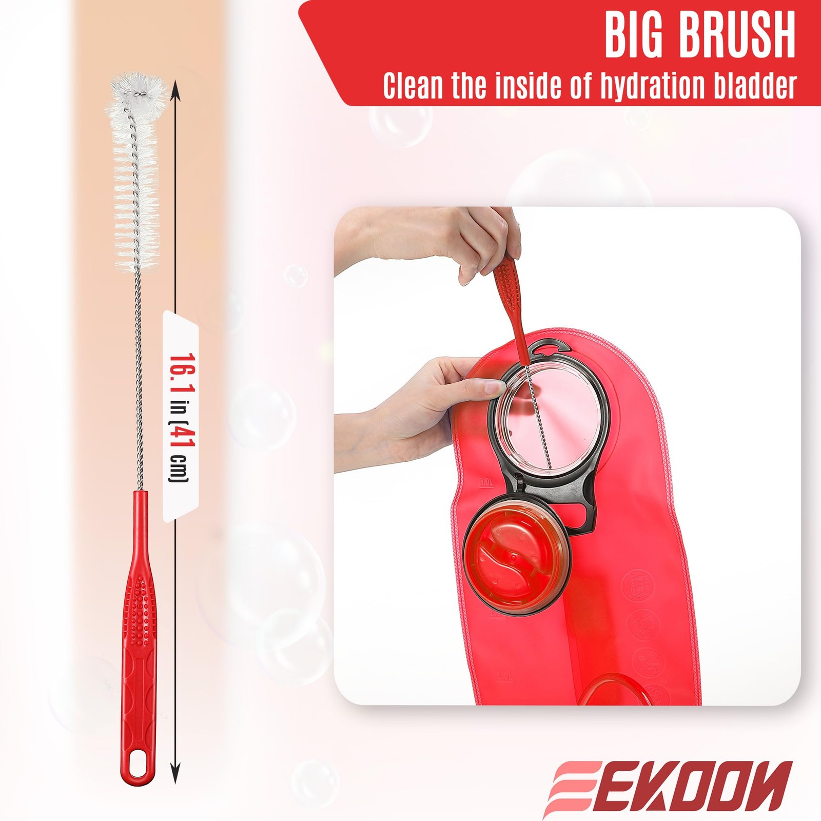 Feekoon Reservoir Hydration Bladder Cleaning Kit for Hydration Backpack | Water