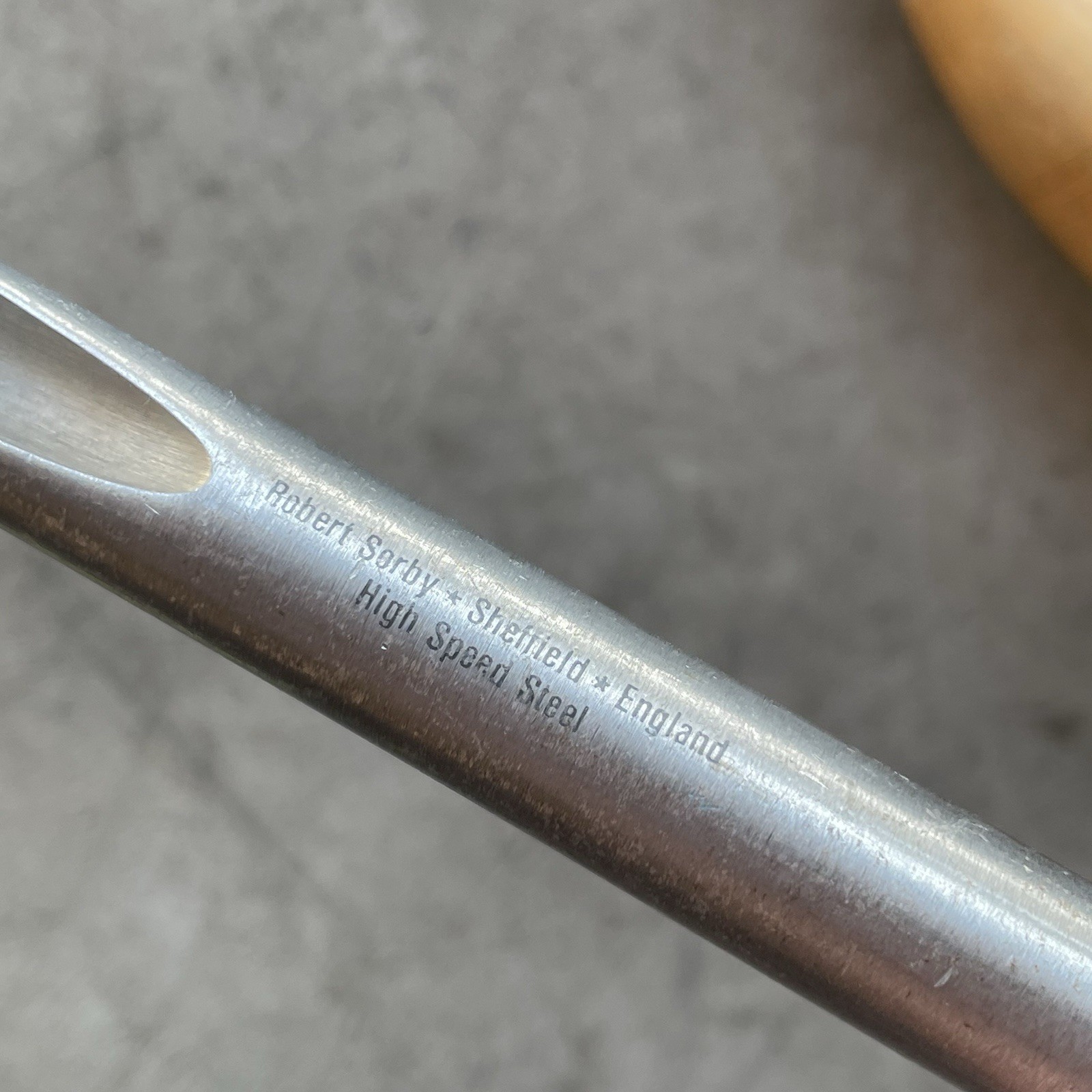 Lot Set of 2 Robert Sorby Lathe Gouges 842 LH (3/8") & 840LH (7/16")