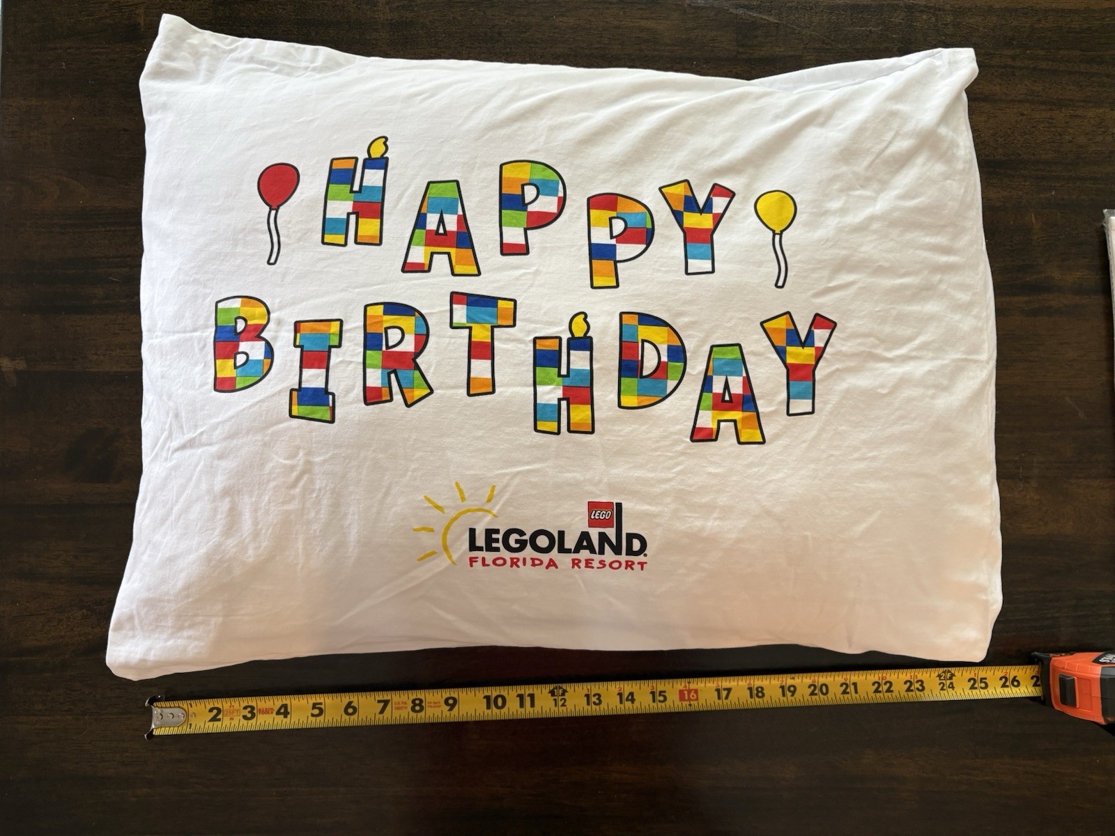 Legoland Florida Resort Birthday Pillow Case Brand New In Package