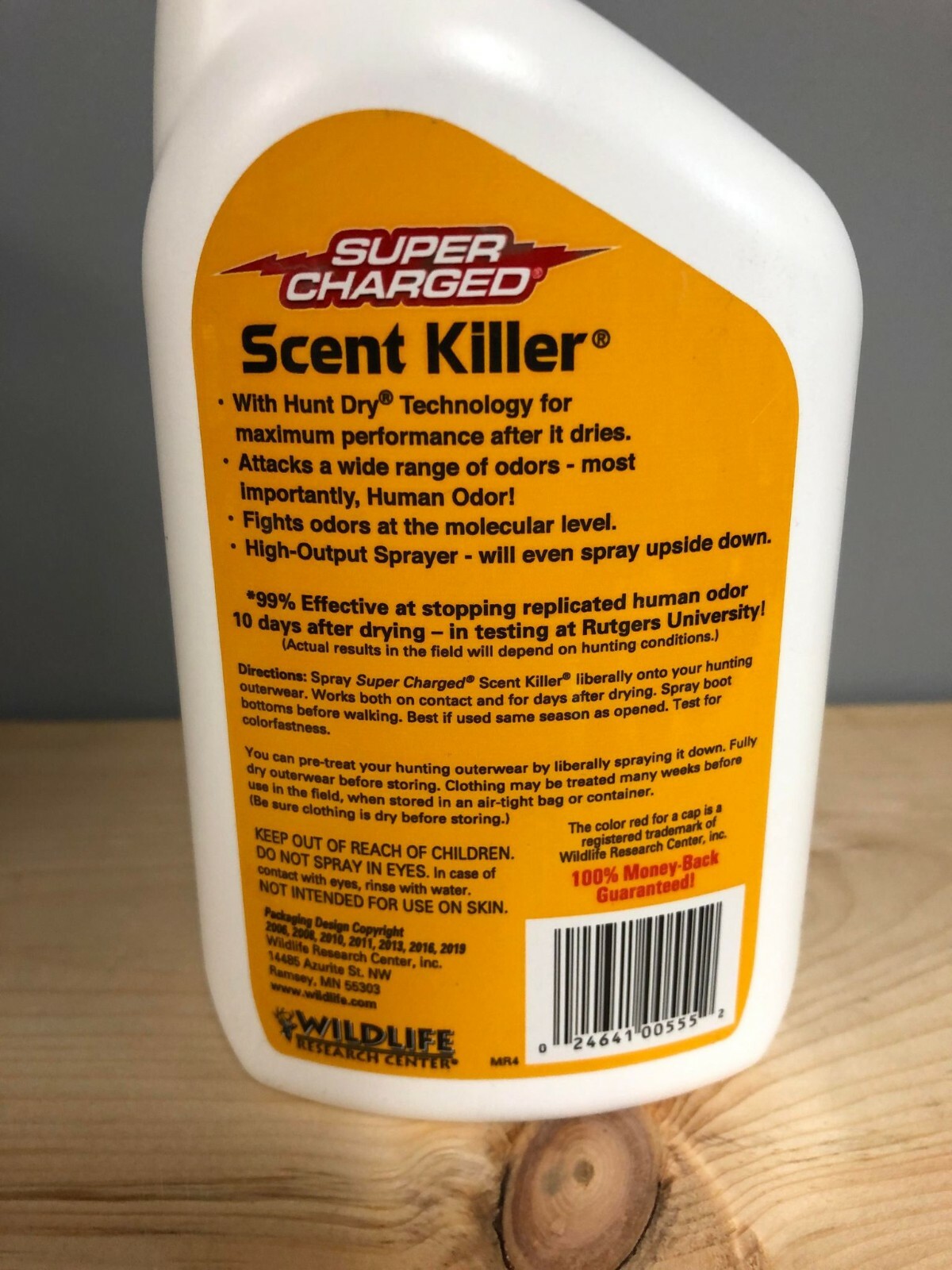 Super Charged Scent Killer, Odorless Formula 24oz