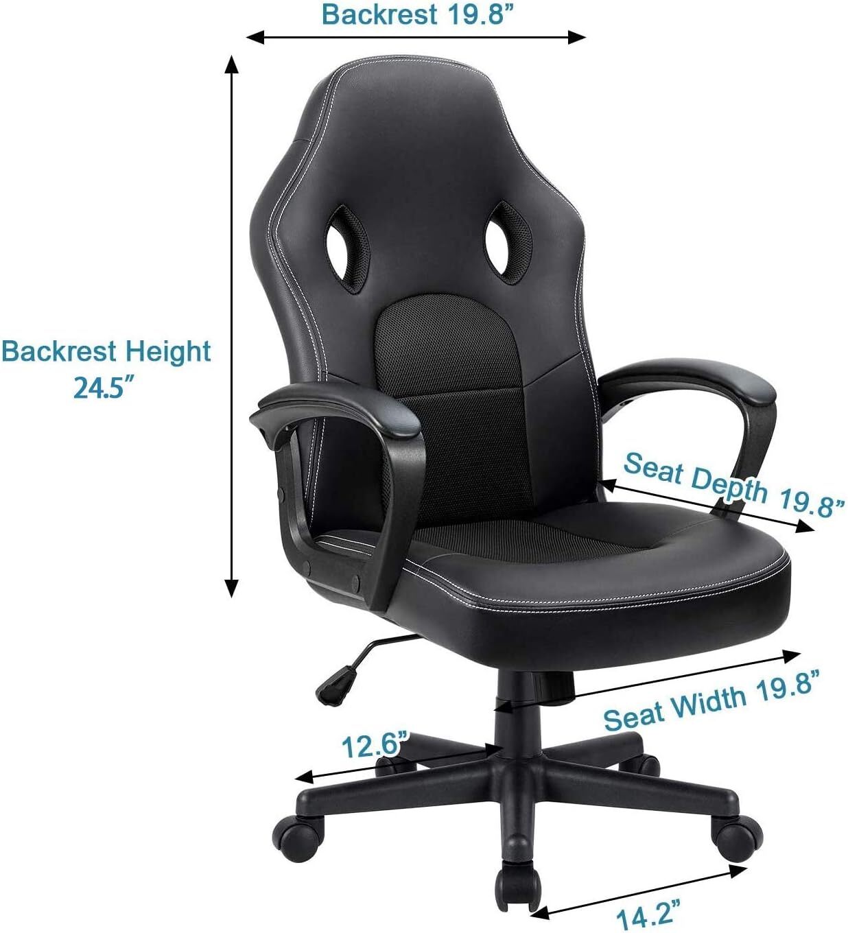 Gaming Chair Office Chair Leather Computer Desk Chair Racing Style Ergonomic