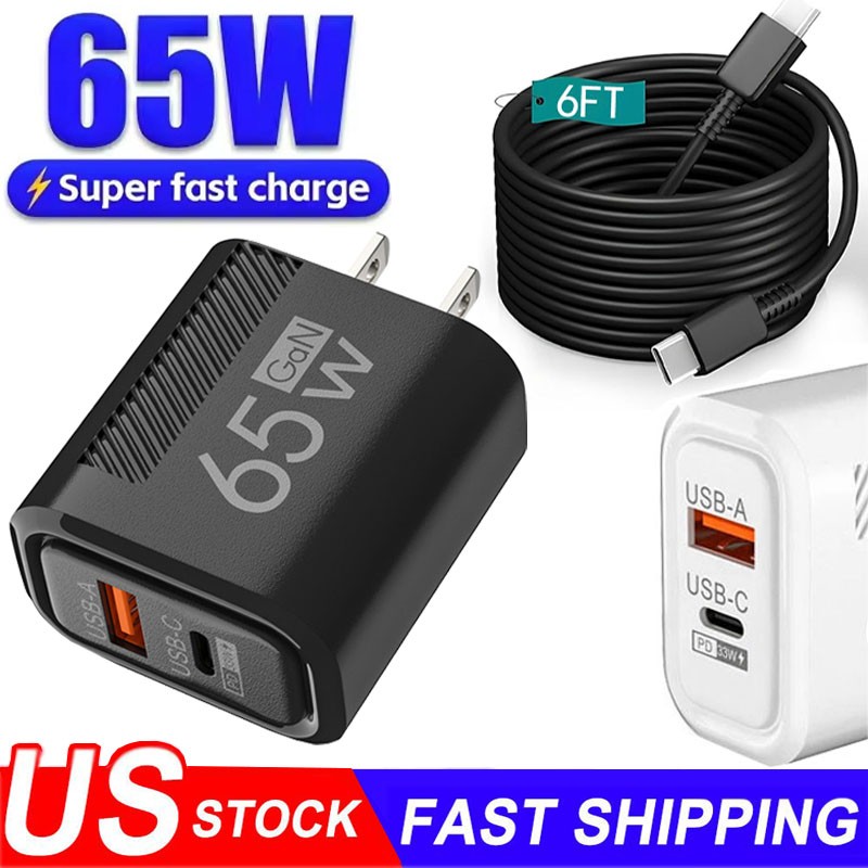 For Motorola Moto G Stylus 5G 2024 2025 2023 USB-C Fast Charger/6FT Type-C Cable