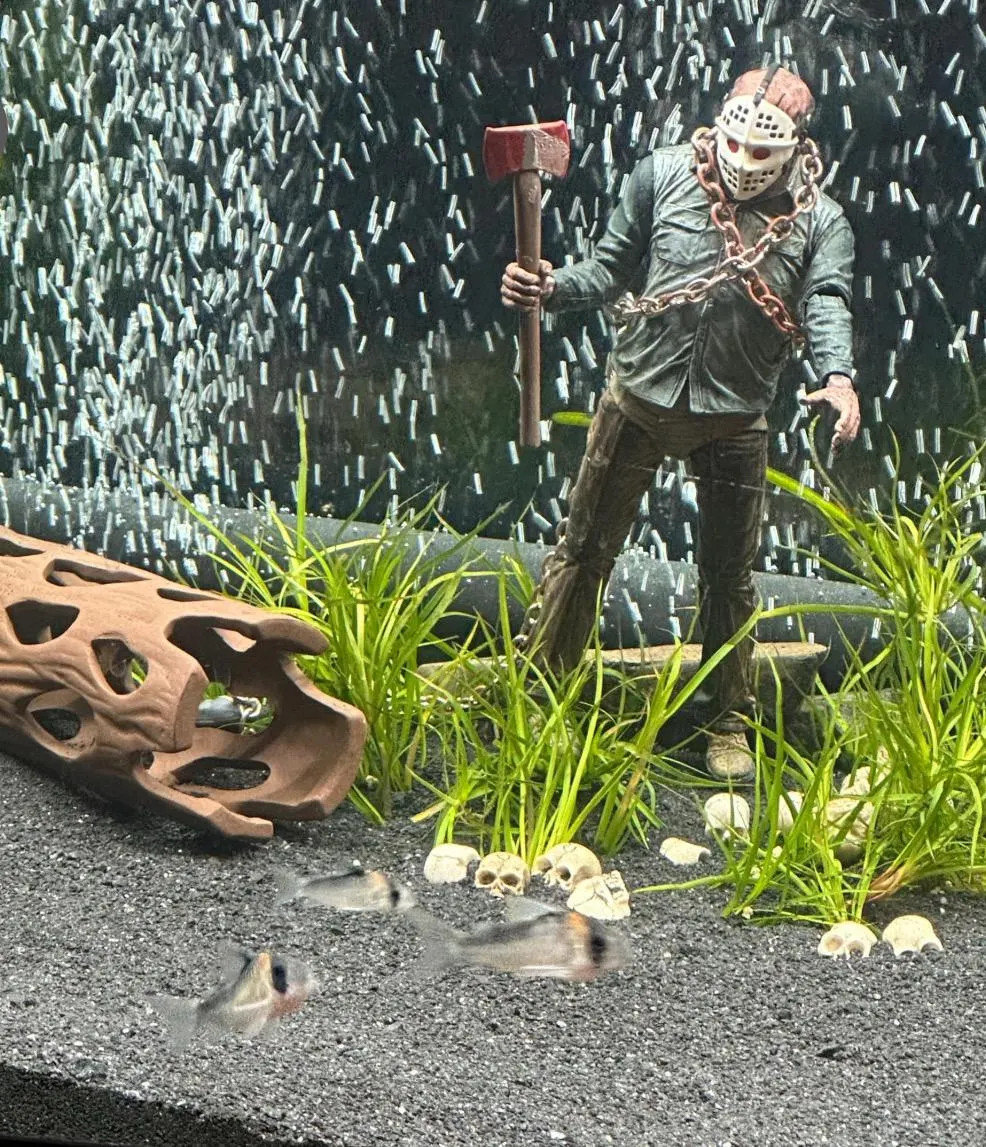 Jason Voorhees aquarium decor