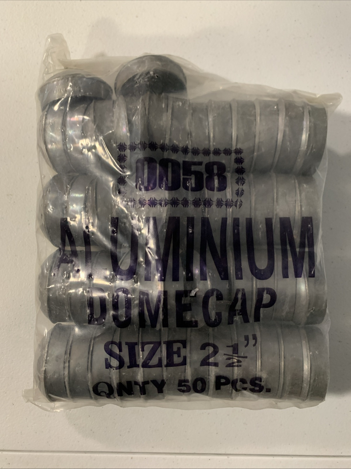 New 50 Pack Aluminum Chain Link Fence Post Dome Caps 2.5” #0058
