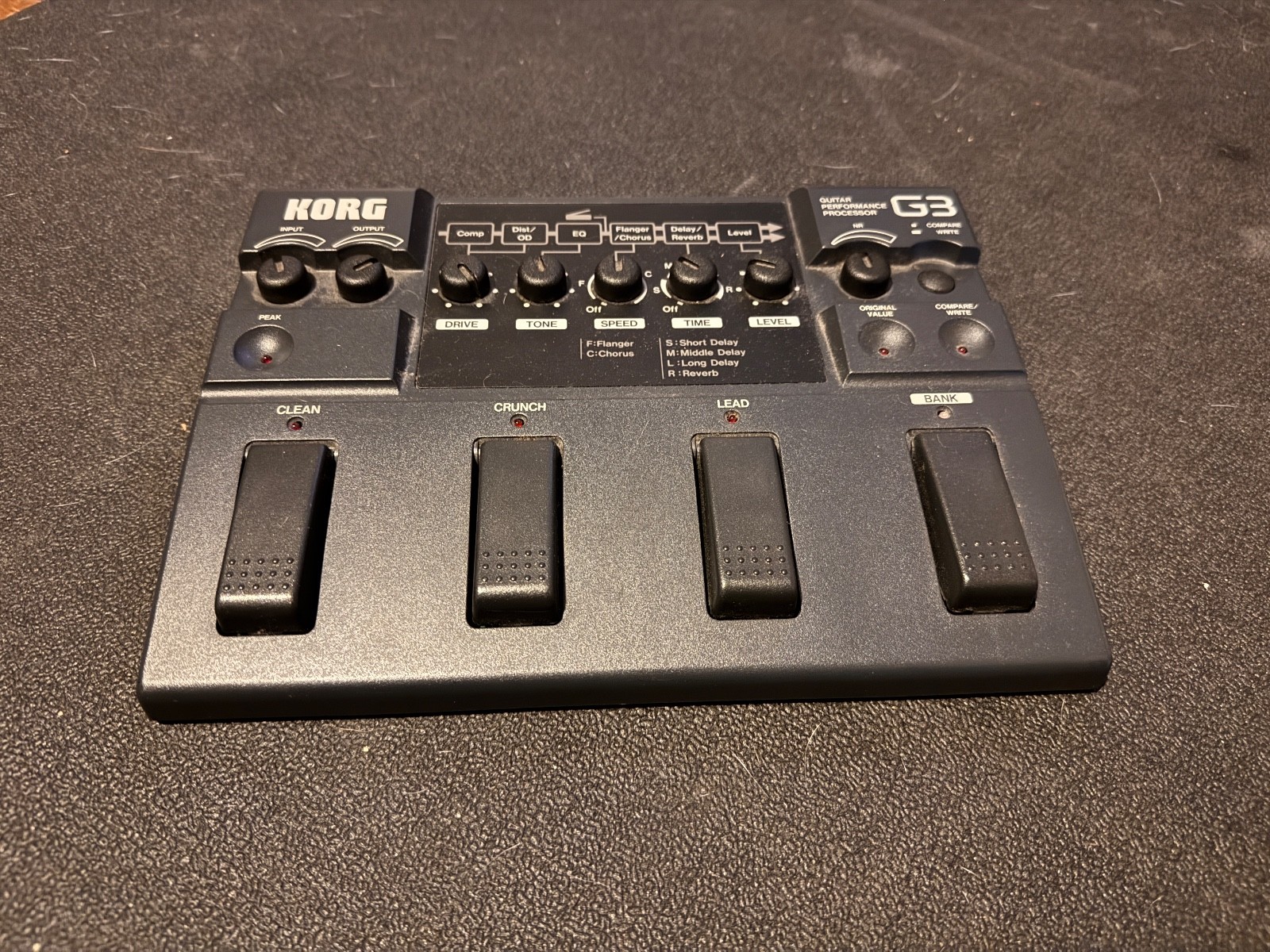 Korg G3 Guitar Performance Processor Multi Effect Pedal in original box