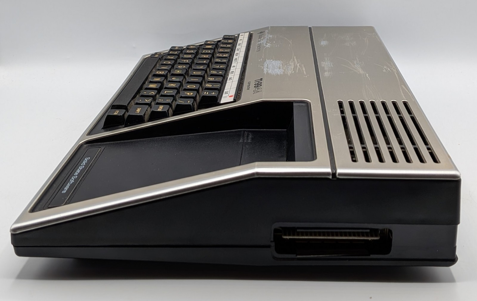 Texas Instruments TI-99/4A Home Computer Console Power Supply & Game UNTESTED