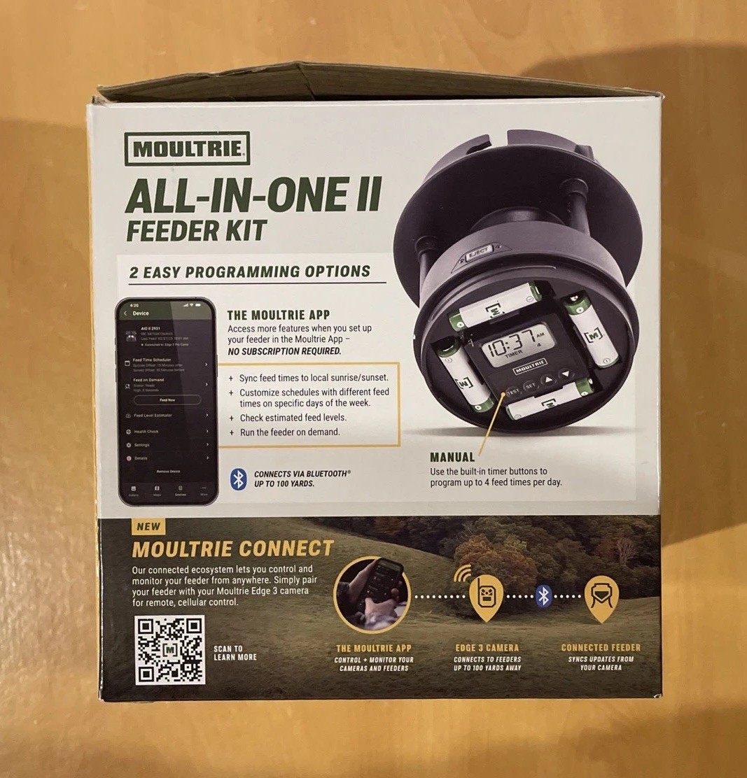 All-In-One II Feeder Kit With Bluetooth Control and 360-Degree Feed Coverage
