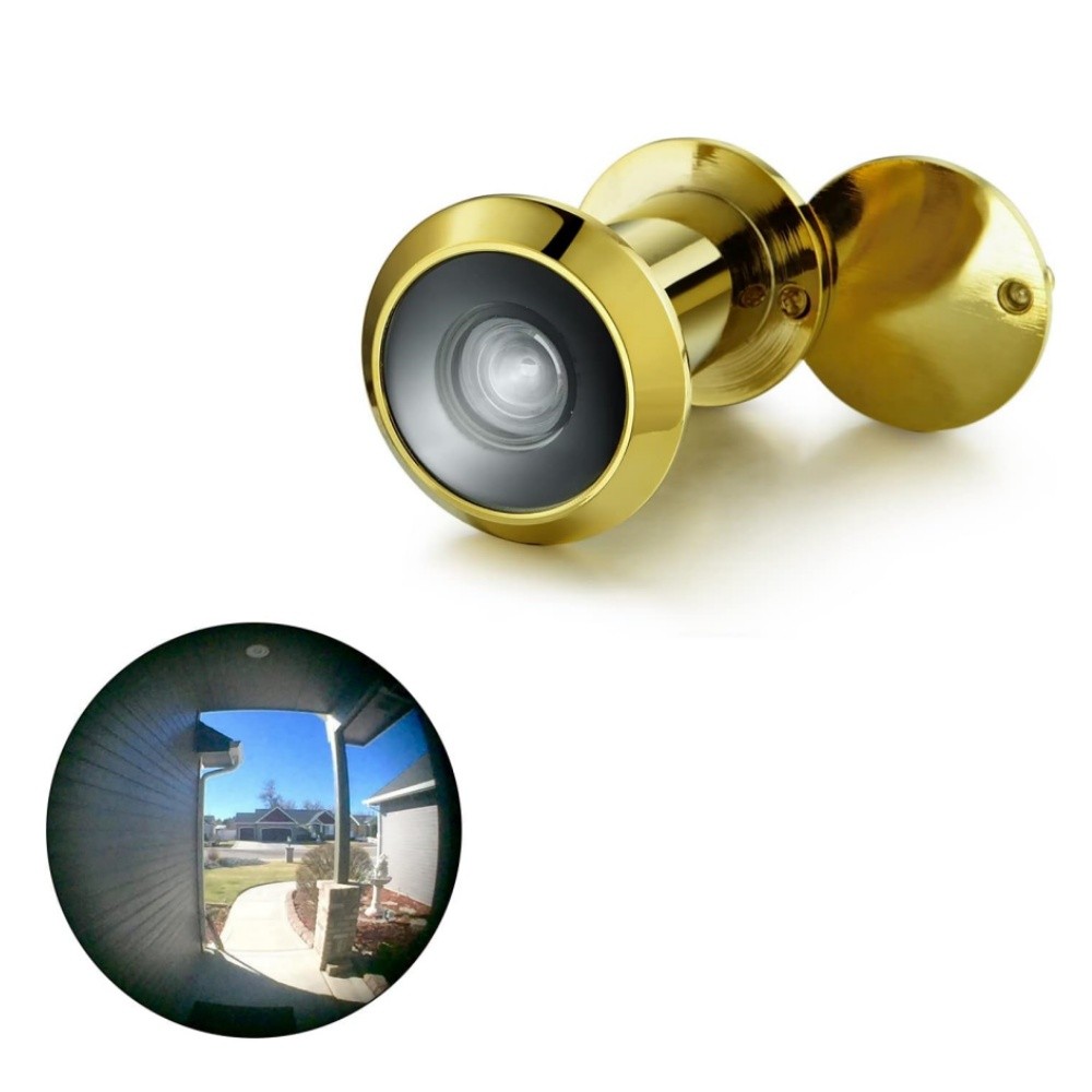 220 Degree Door Viewer Security Peek Peephole Drill Bit for Home Office Hotel US