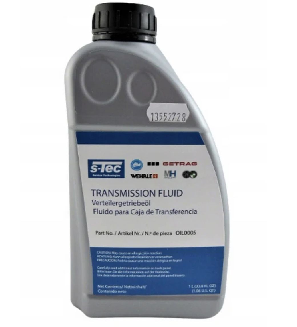 1x LiTer OEm SHELL S-Tec TRANSFER CASE SAE 75W Gear Box Oil Fluid For LAND ROVER