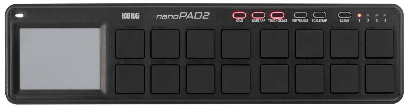 nanoPAD2 Slim-Line USB MIDI Pads - Black