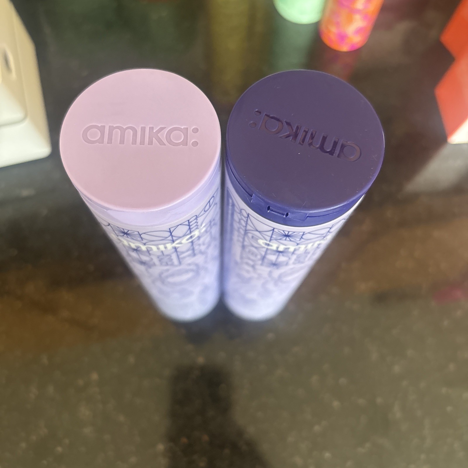 Amika Bust Your Brass Cool Blonde Shampoo Conditioner Set 9.2oz Each